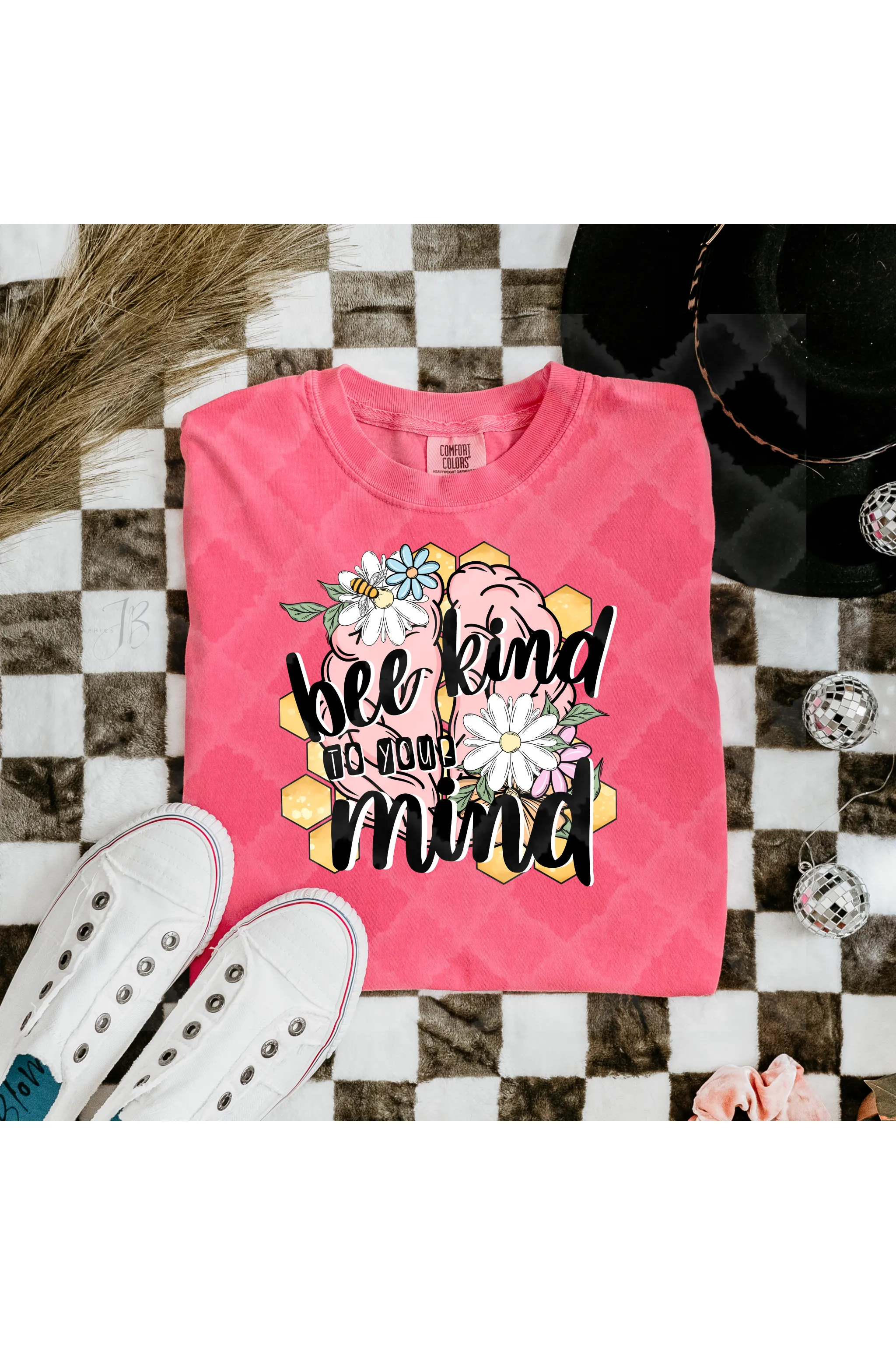 Bee Kind to your Mind Comfort Colors T-Shirt