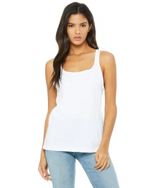 Bella Canvas Ladies Relaxed Jersey Tank | White