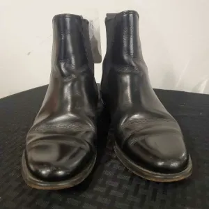 Black Leather Boots 5 1/2