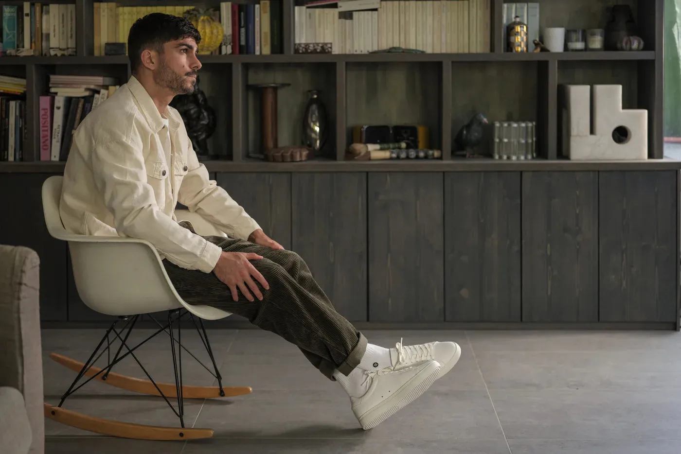Bradley Essentials White Leather