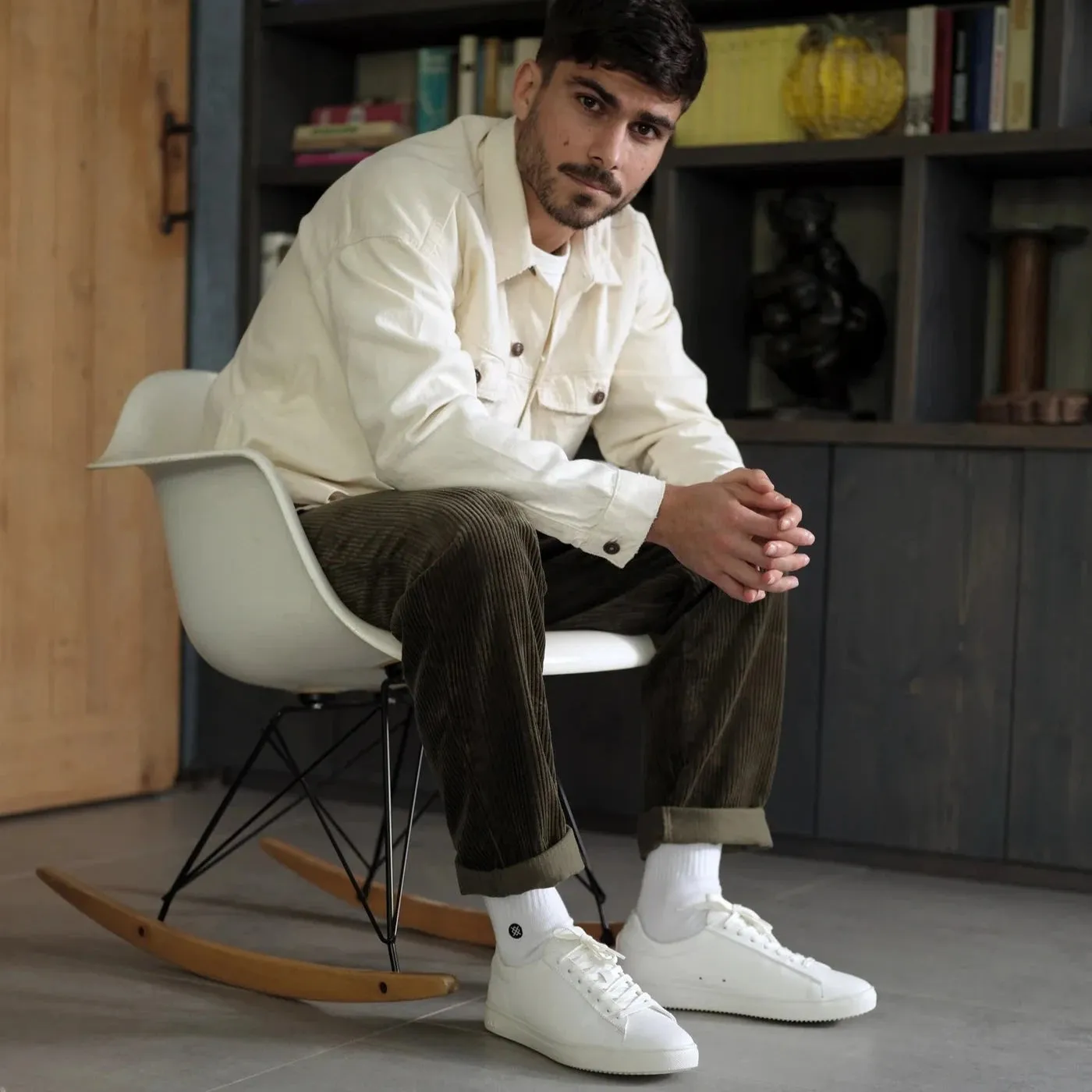 Bradley Essentials White Leather
