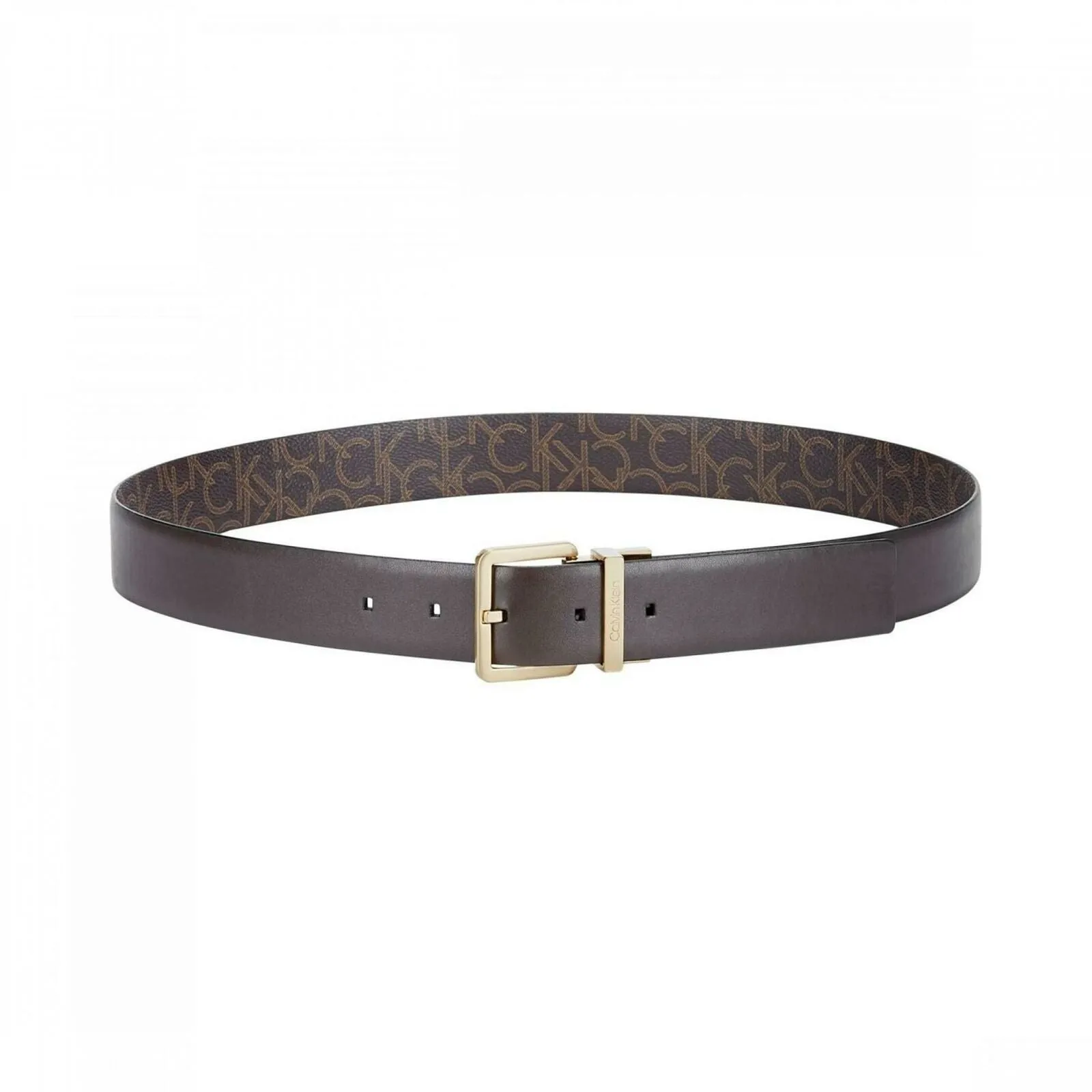 Calvin Klein Women's Reversible Signature Leather Belt