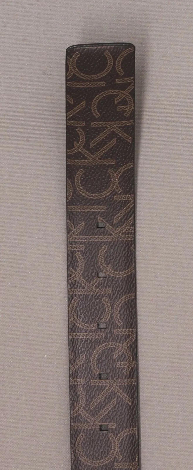 Calvin Klein Women's Reversible Signature Leather Belt