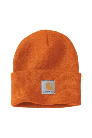 Carhartt Knit Cuffed Beanie in Orange | A18-Q65