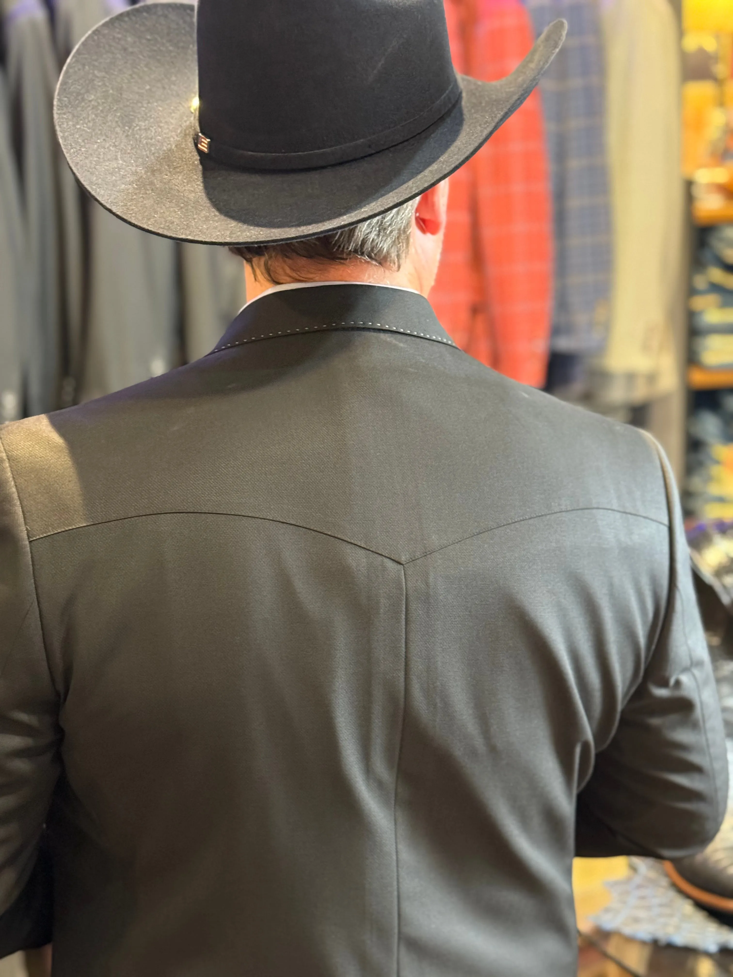 Classic Black Sportcoat - "Western BLU"