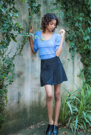 Classic Linen Mini Skirt