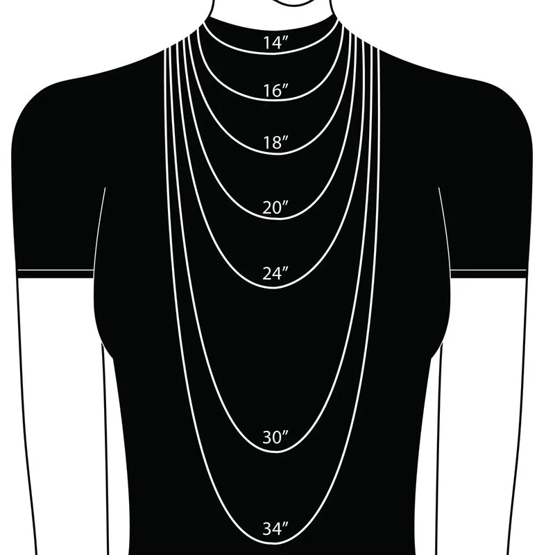 Classic Sterling silver Princess Cut Created White Diamond Pendant Necklace