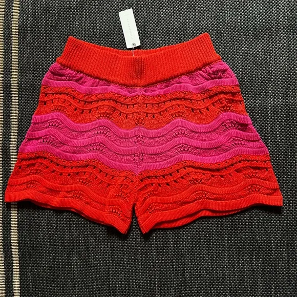 Colorful Knit Women's Shorts