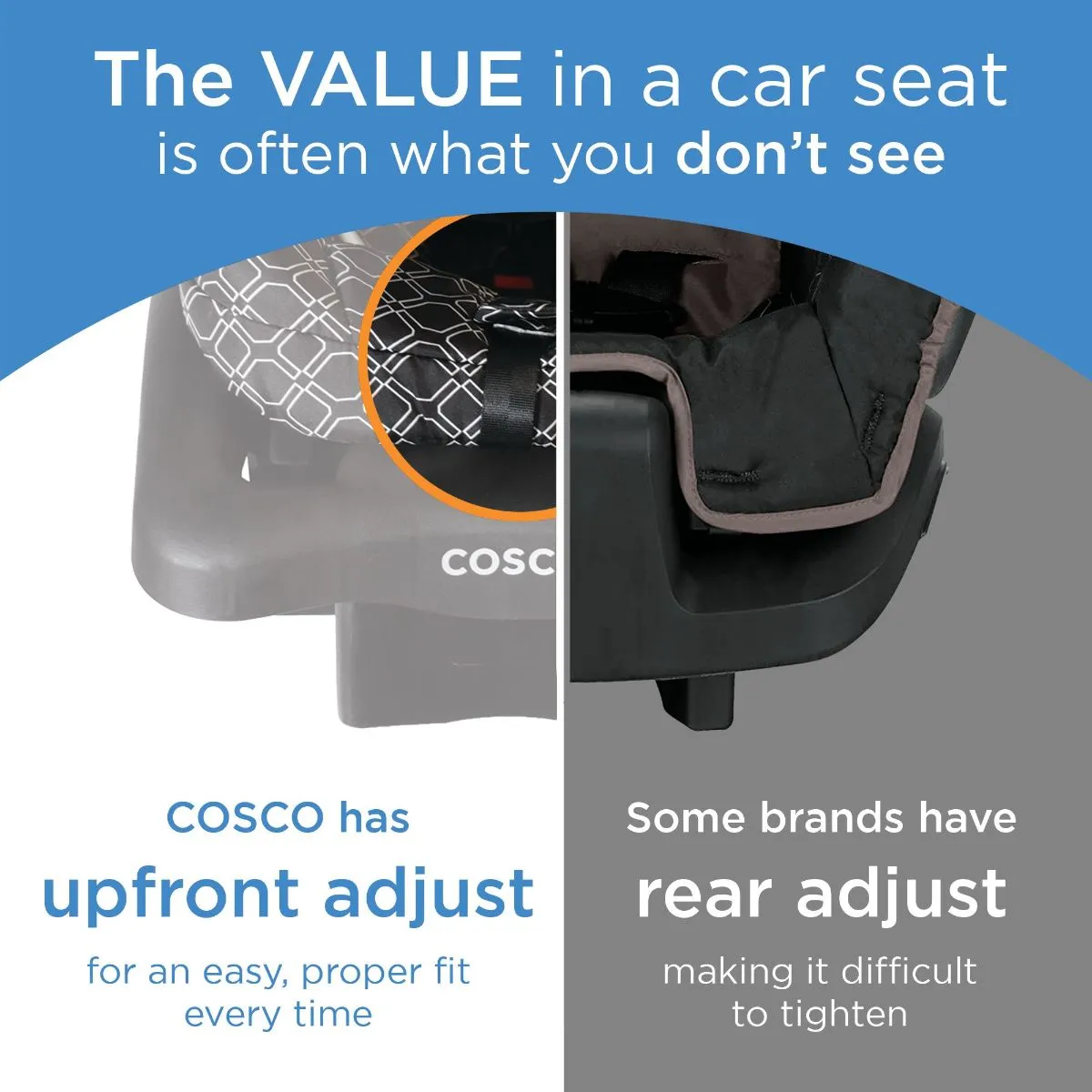 Cosco Light N Comfy Infant Car Seat- Elephant