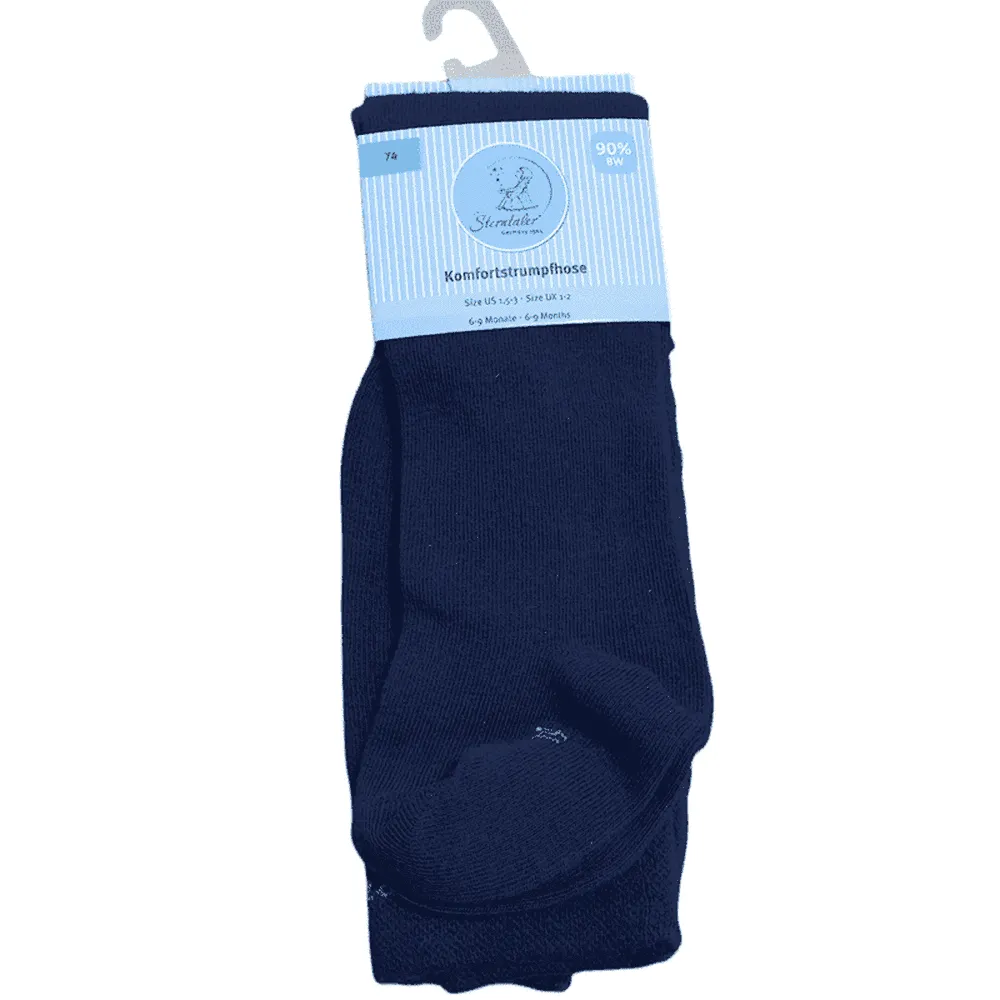 Cotton Tights - Navy
