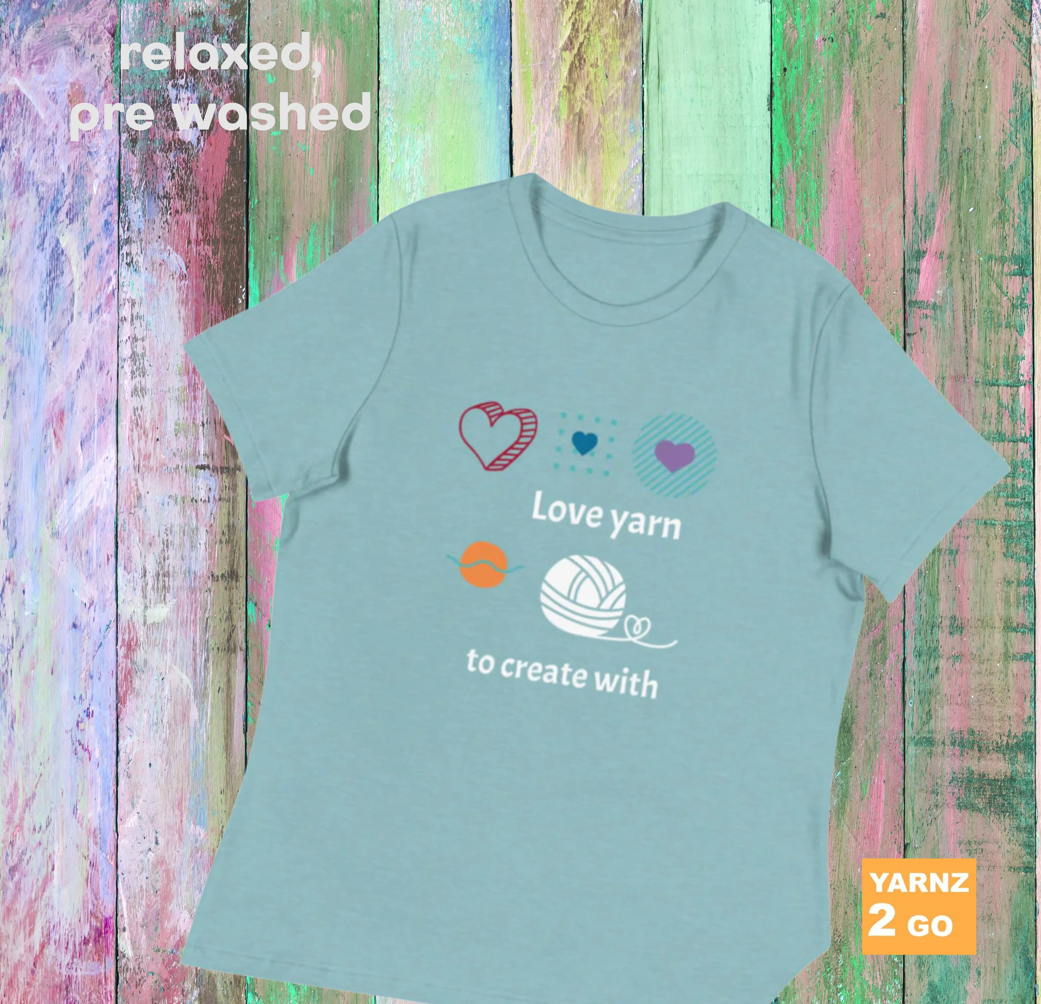 Create with yarn, relaxed T-Shirt