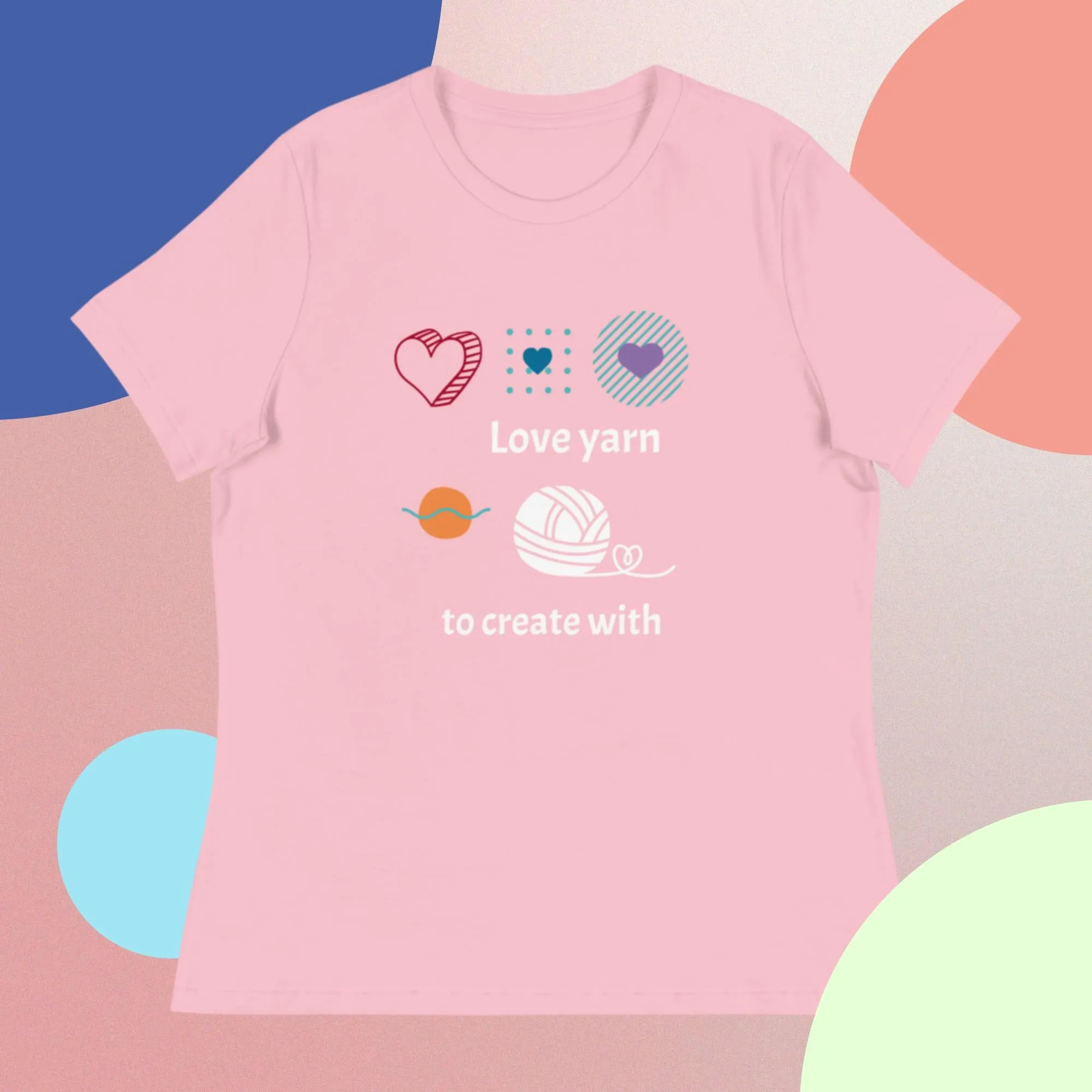 Create with yarn, relaxed T-Shirt