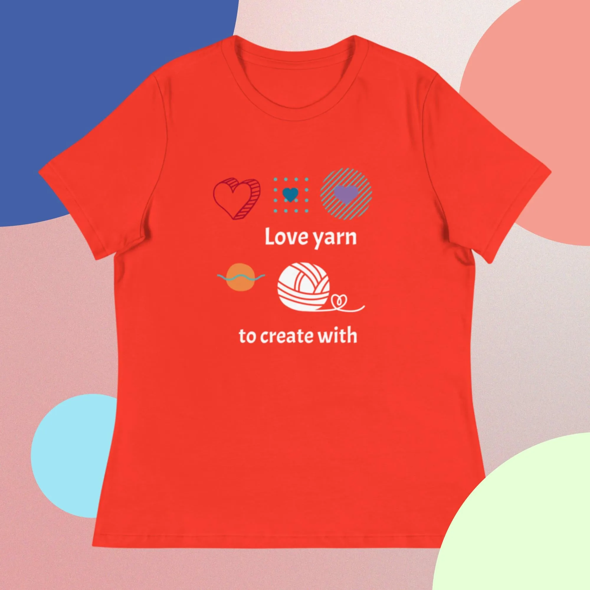 Create with yarn, relaxed T-Shirt