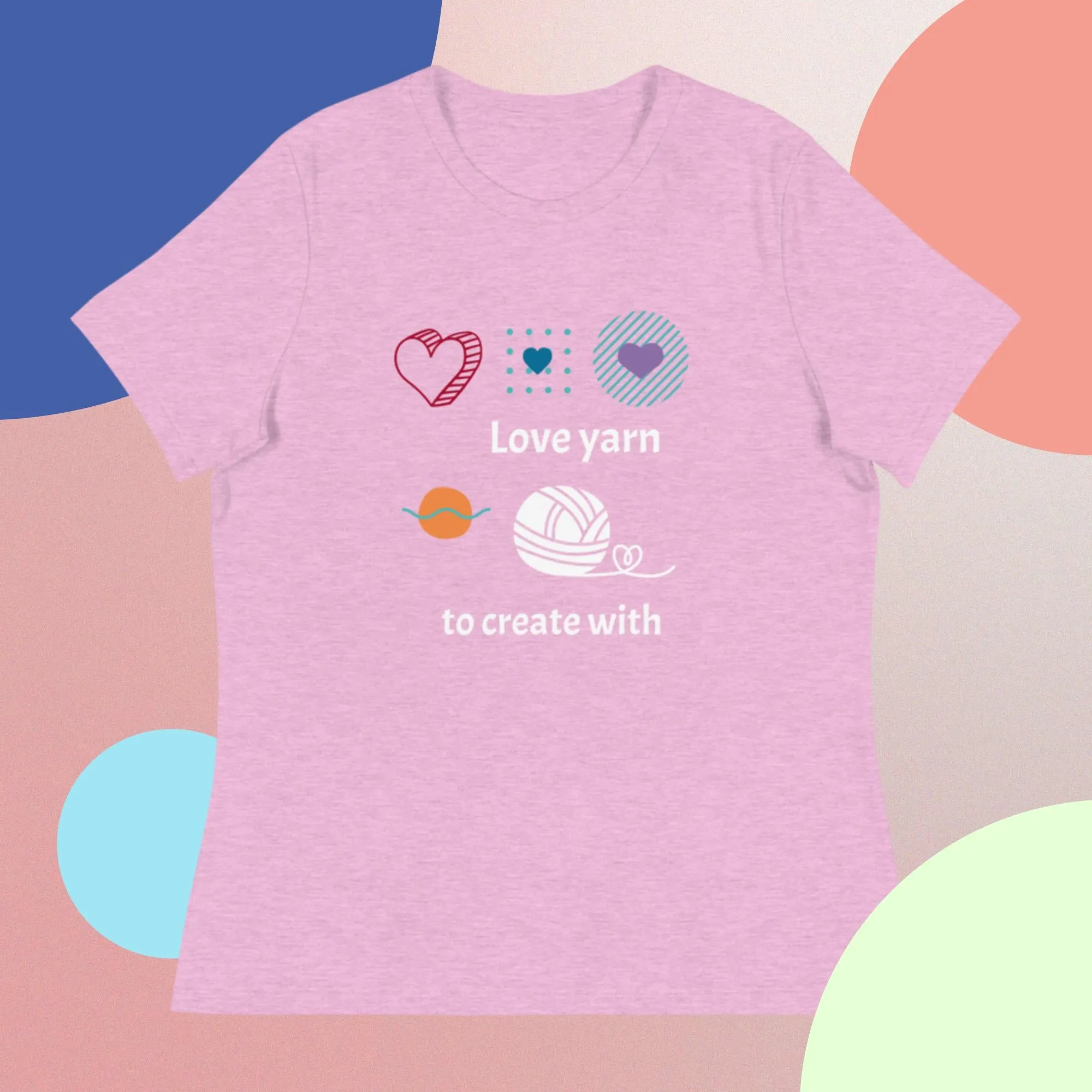 Create with yarn, relaxed T-Shirt