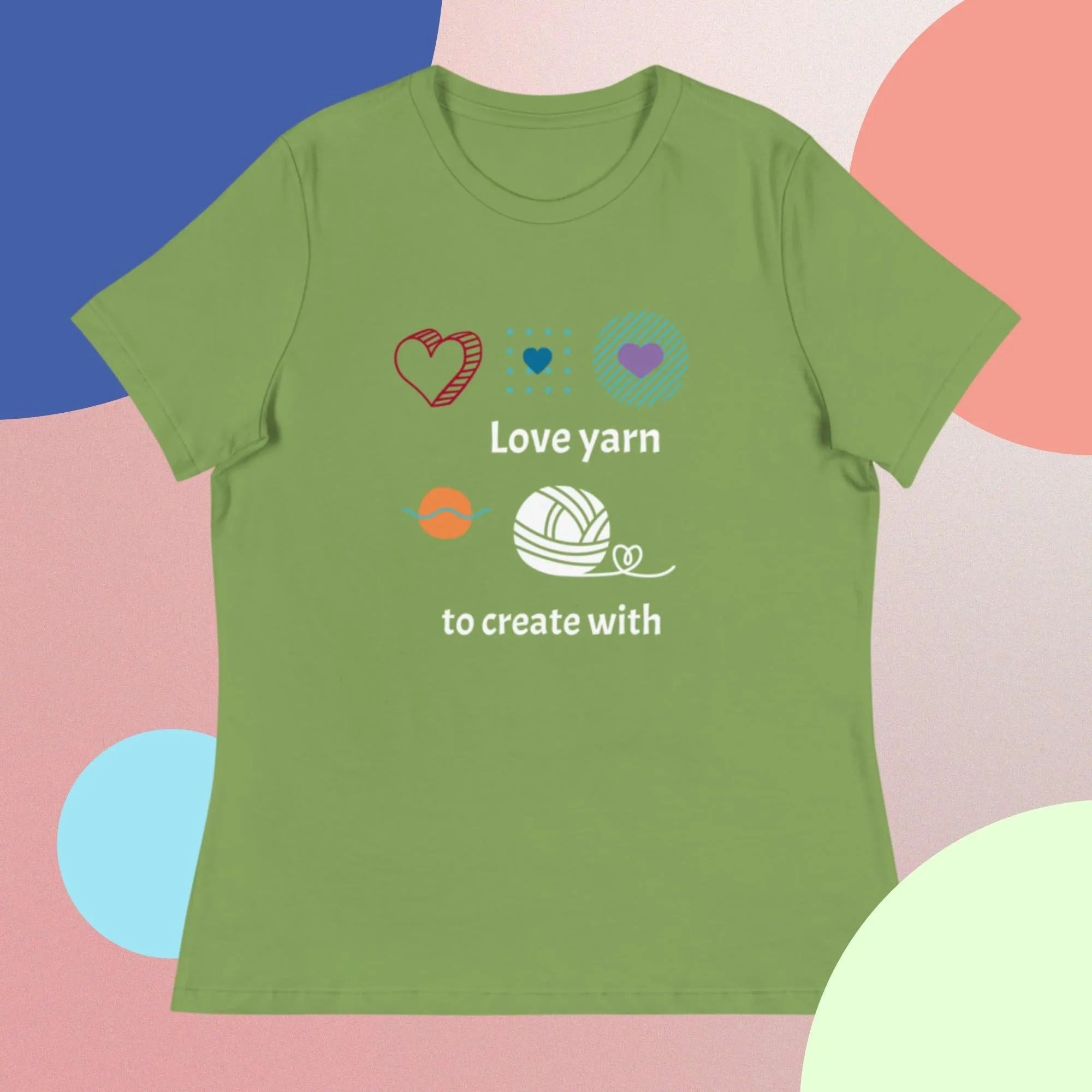 Create with yarn, relaxed T-Shirt