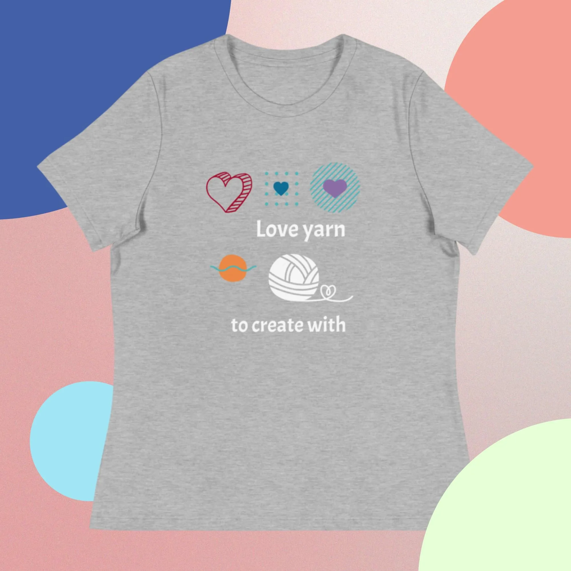 Create with yarn, relaxed T-Shirt