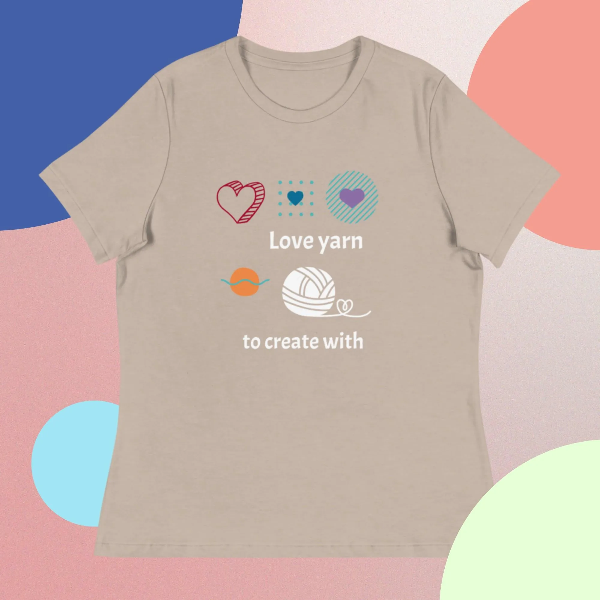 Create with yarn, relaxed T-Shirt