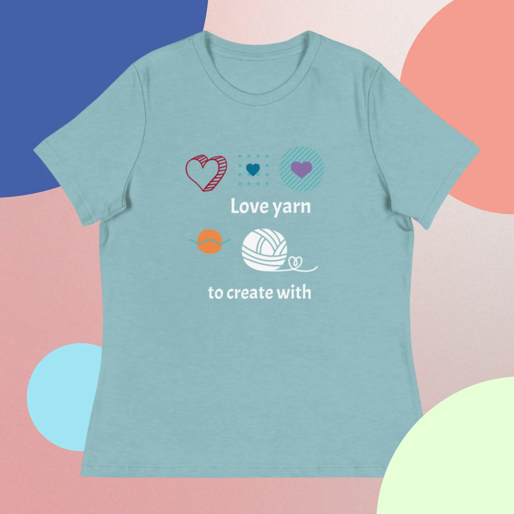 Create with yarn, relaxed T-Shirt