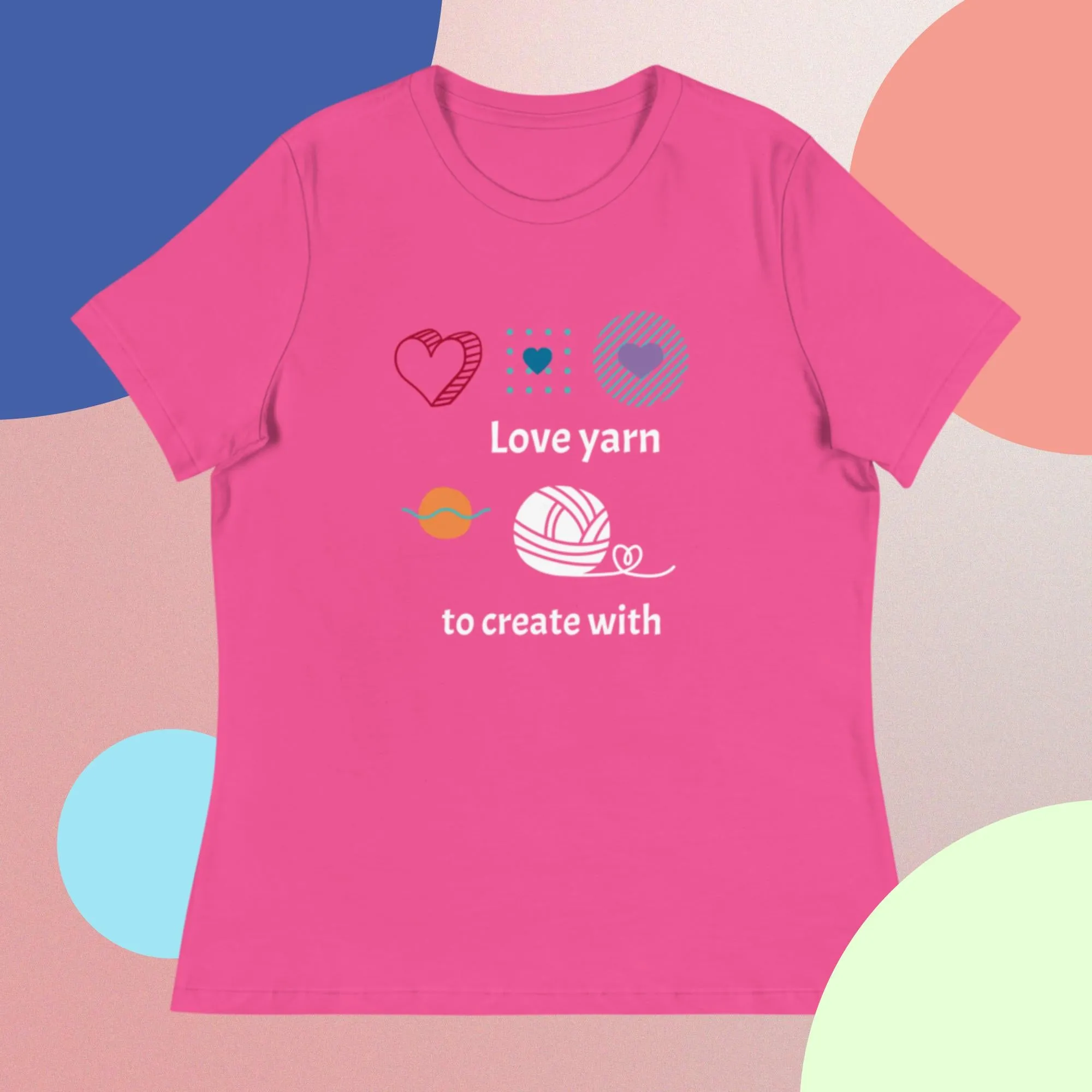 Create with yarn, relaxed T-Shirt