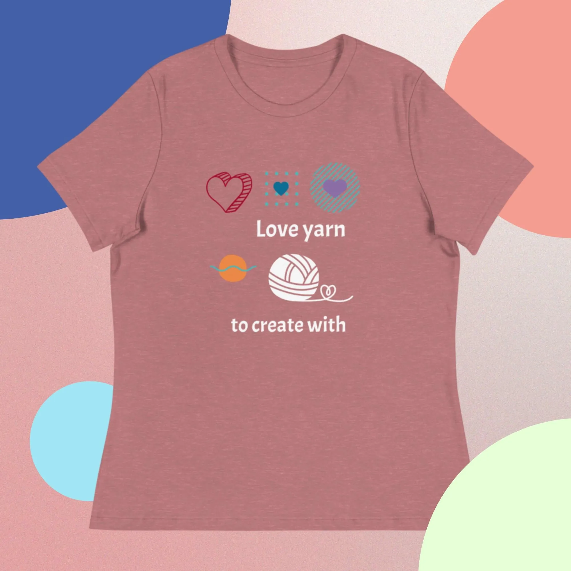 Create with yarn, relaxed T-Shirt
