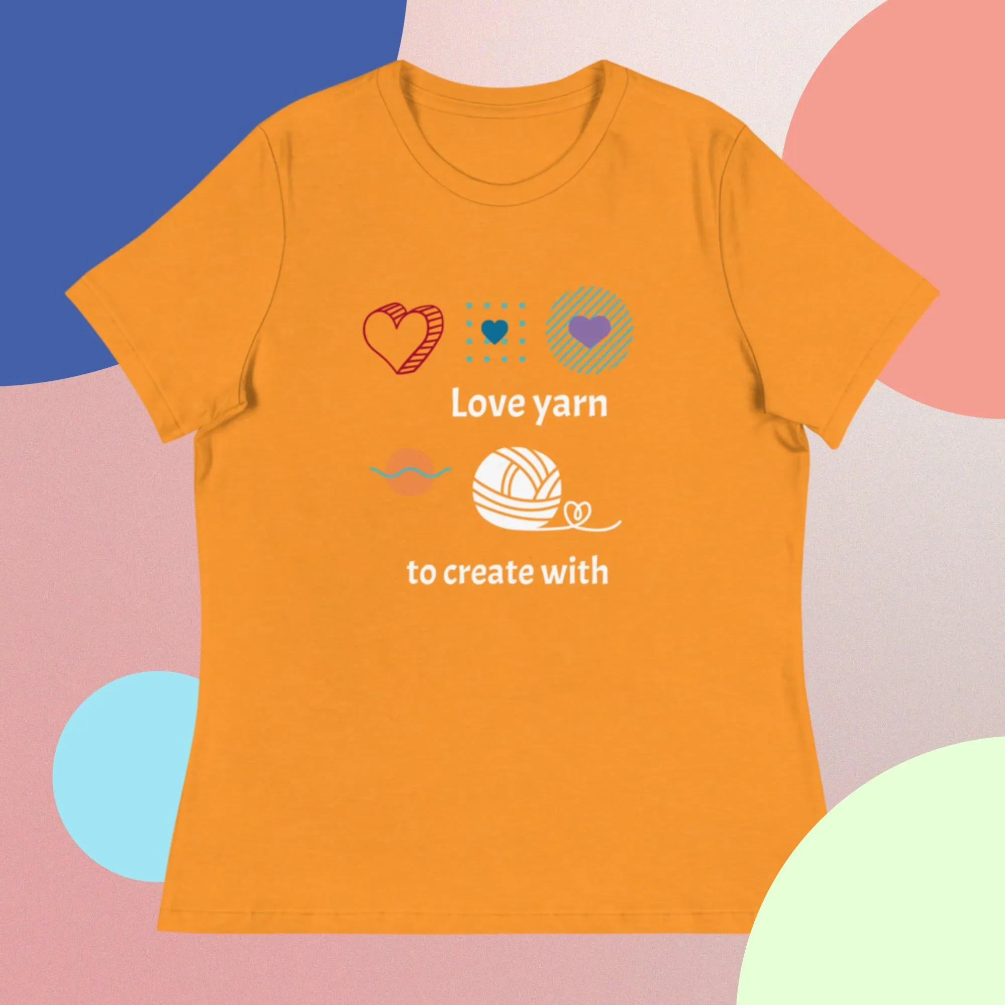 Create with yarn, relaxed T-Shirt