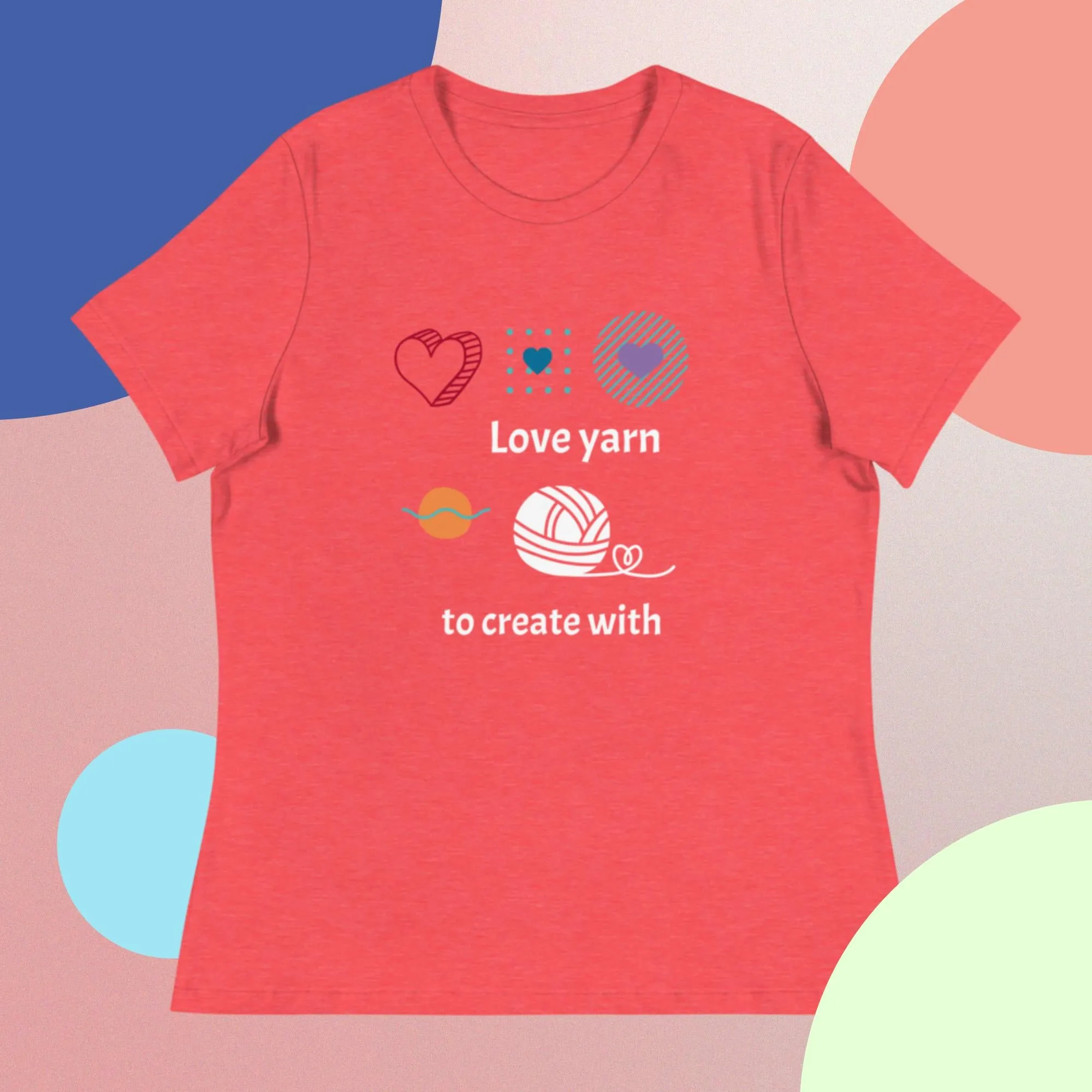 Create with yarn, relaxed T-Shirt