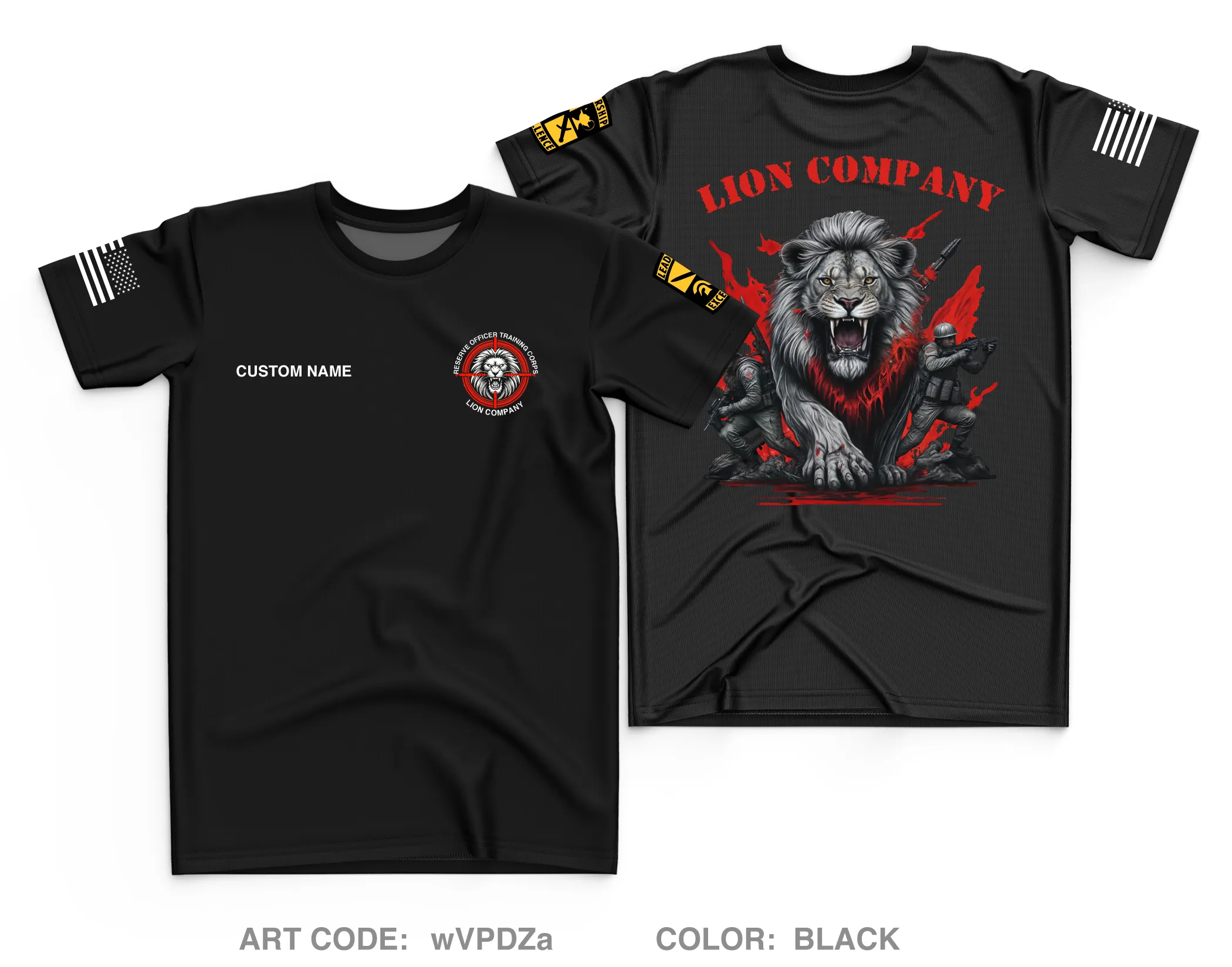 CUSTOM Lion Company Core Men's SS Performance Tee - wVPDZa
