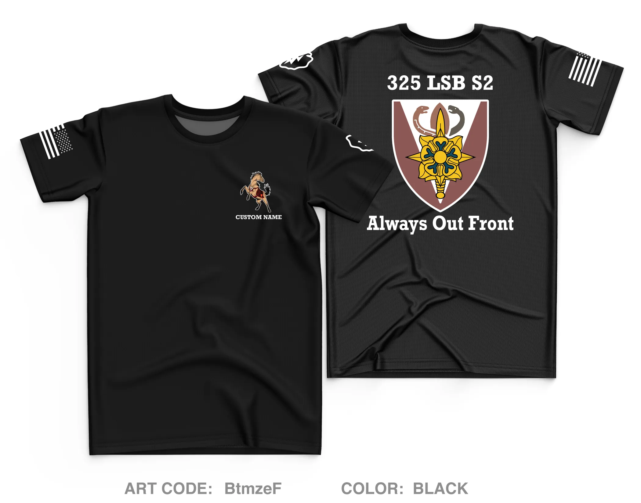 CUSTOM S2, 325 LSB, 3/25 ID Core Men's SS Performance Tee - BtmzeF