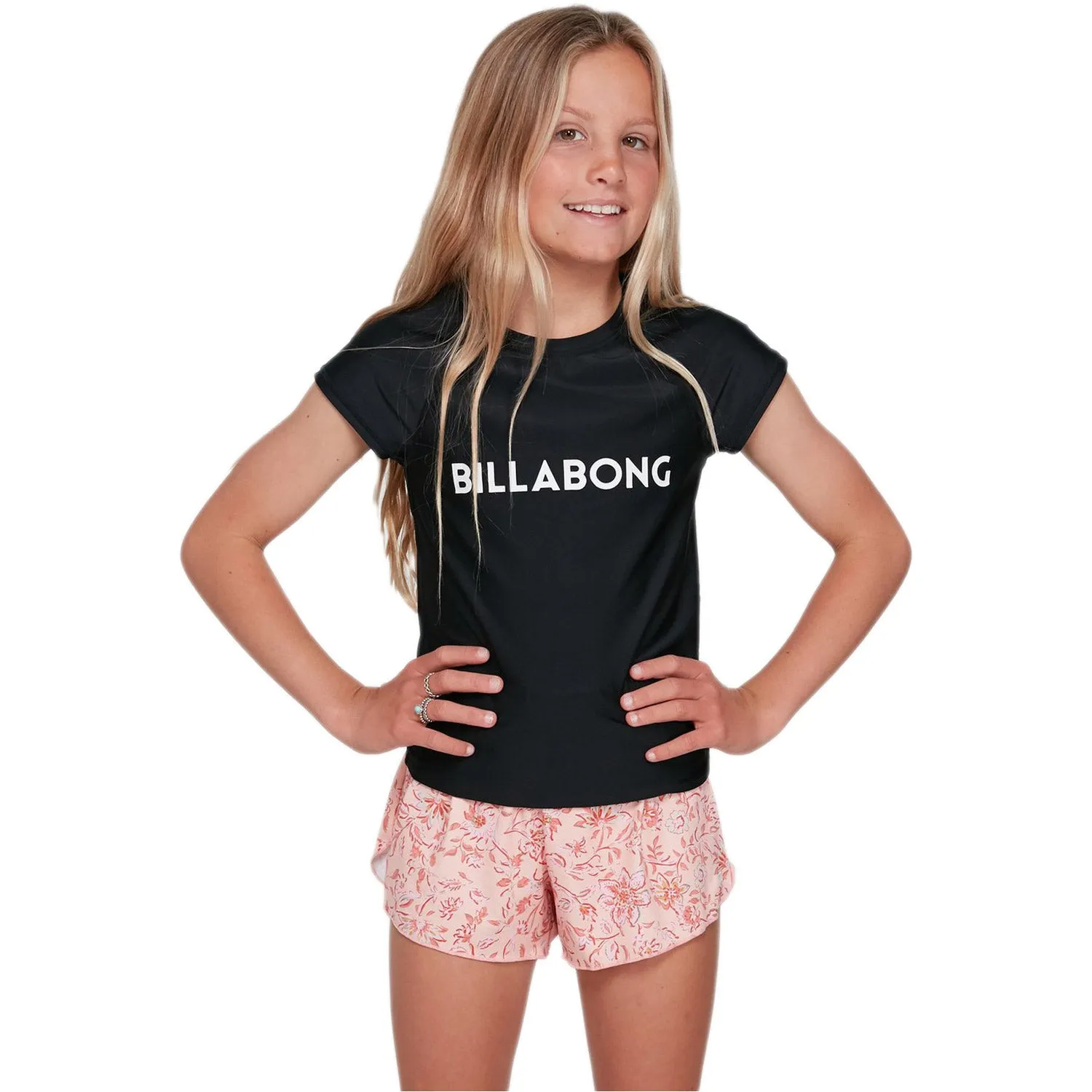 Dancer Short Sleeve Girls Rash Vest