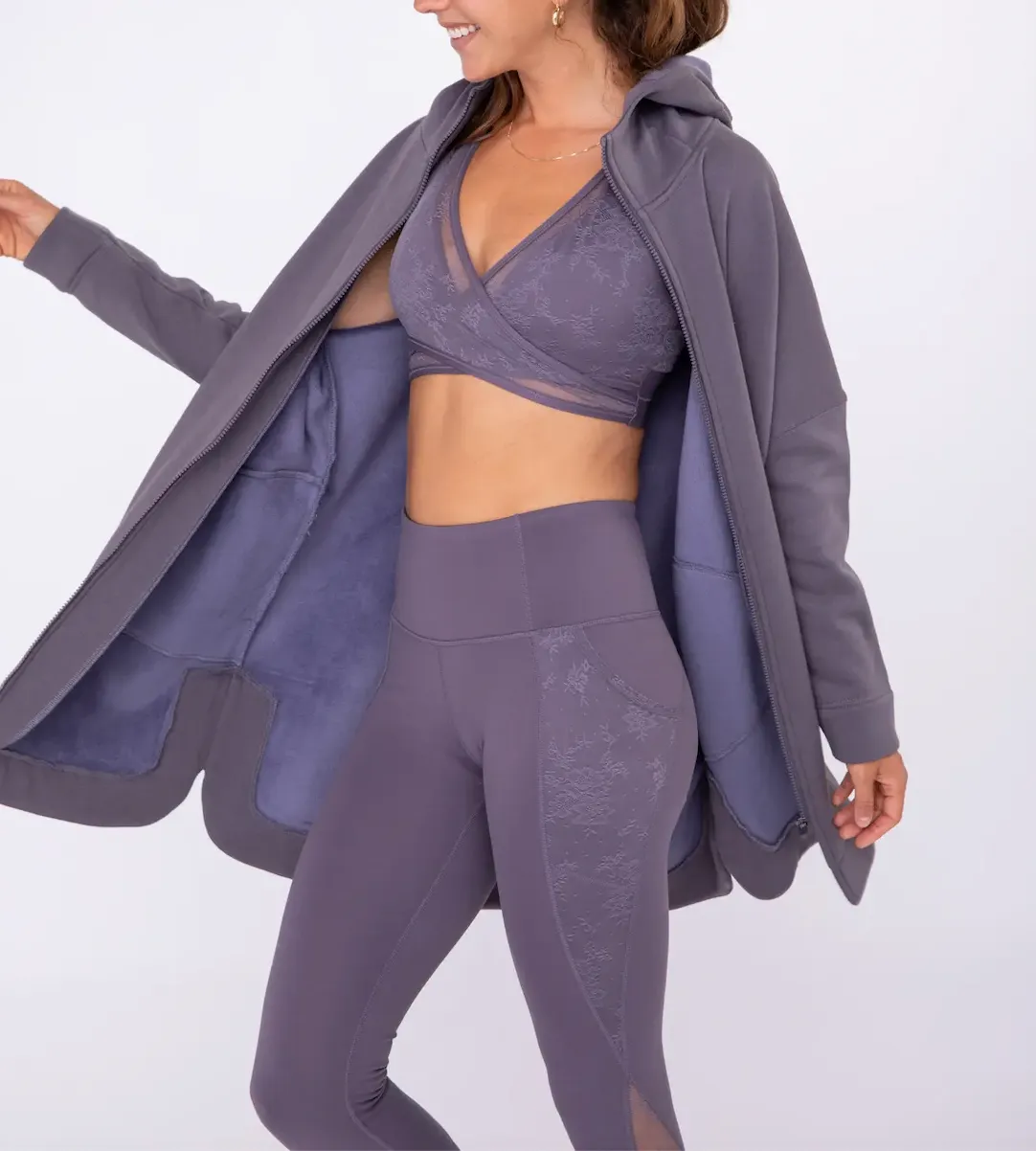 Deepest Purpled Athleisure Jacket