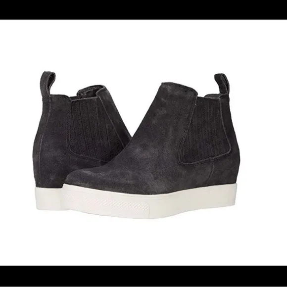 Dolce Vita Anthracite Suede Slip-On Platform High Top Sneaker Women’s 8.5