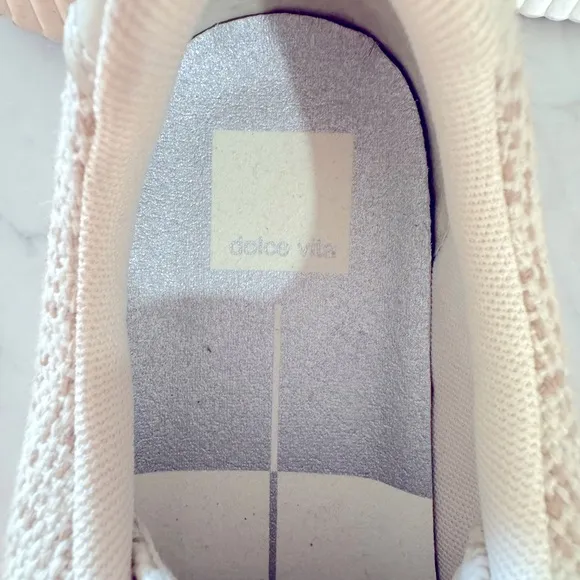DOLCE VITA Brown Tan Multi Knit Platform Sneaker