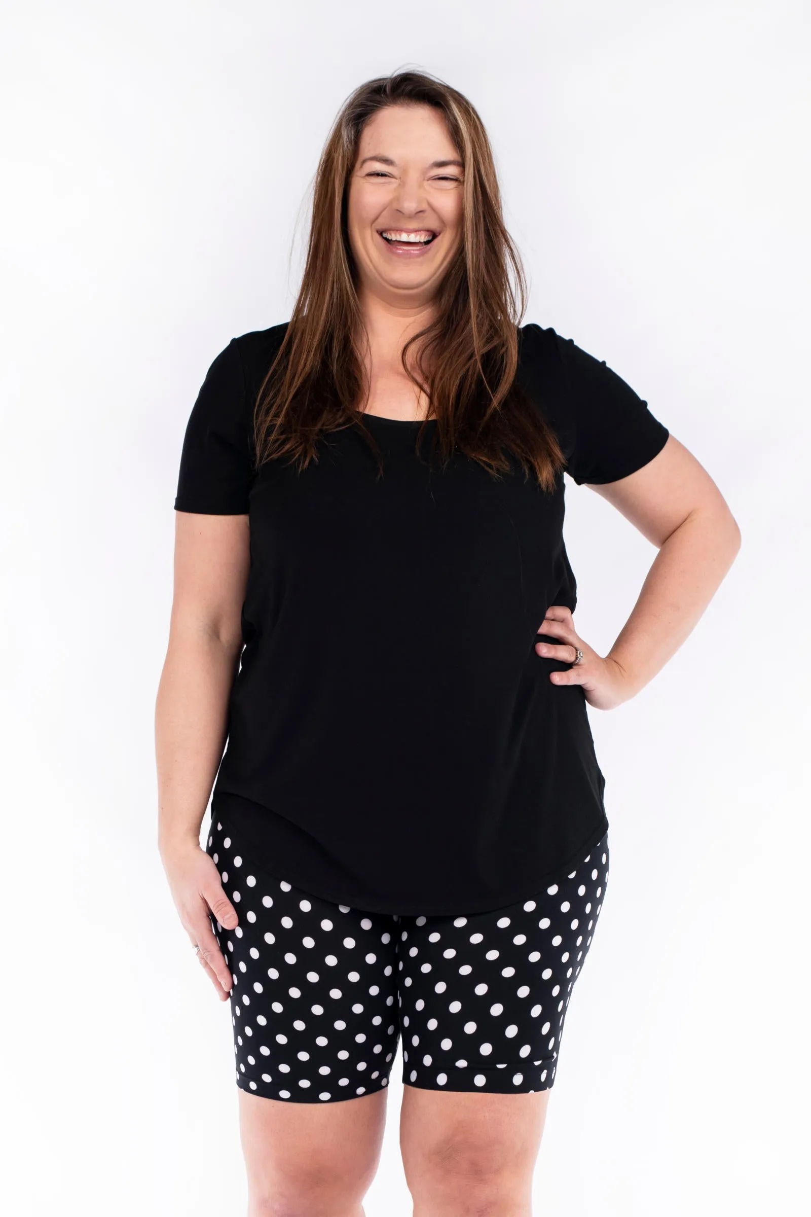 Dot Mind Me Biker Shorts