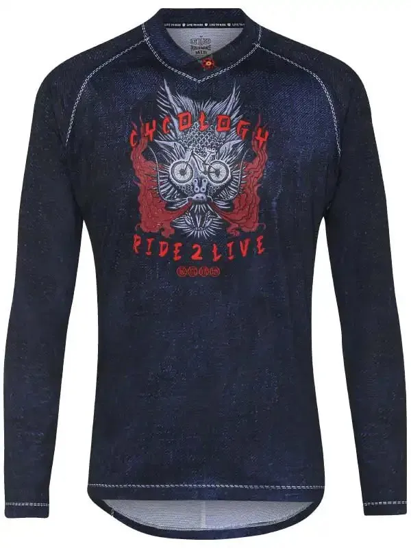 Dragon Men's Long Sleeve MTB Jersey
