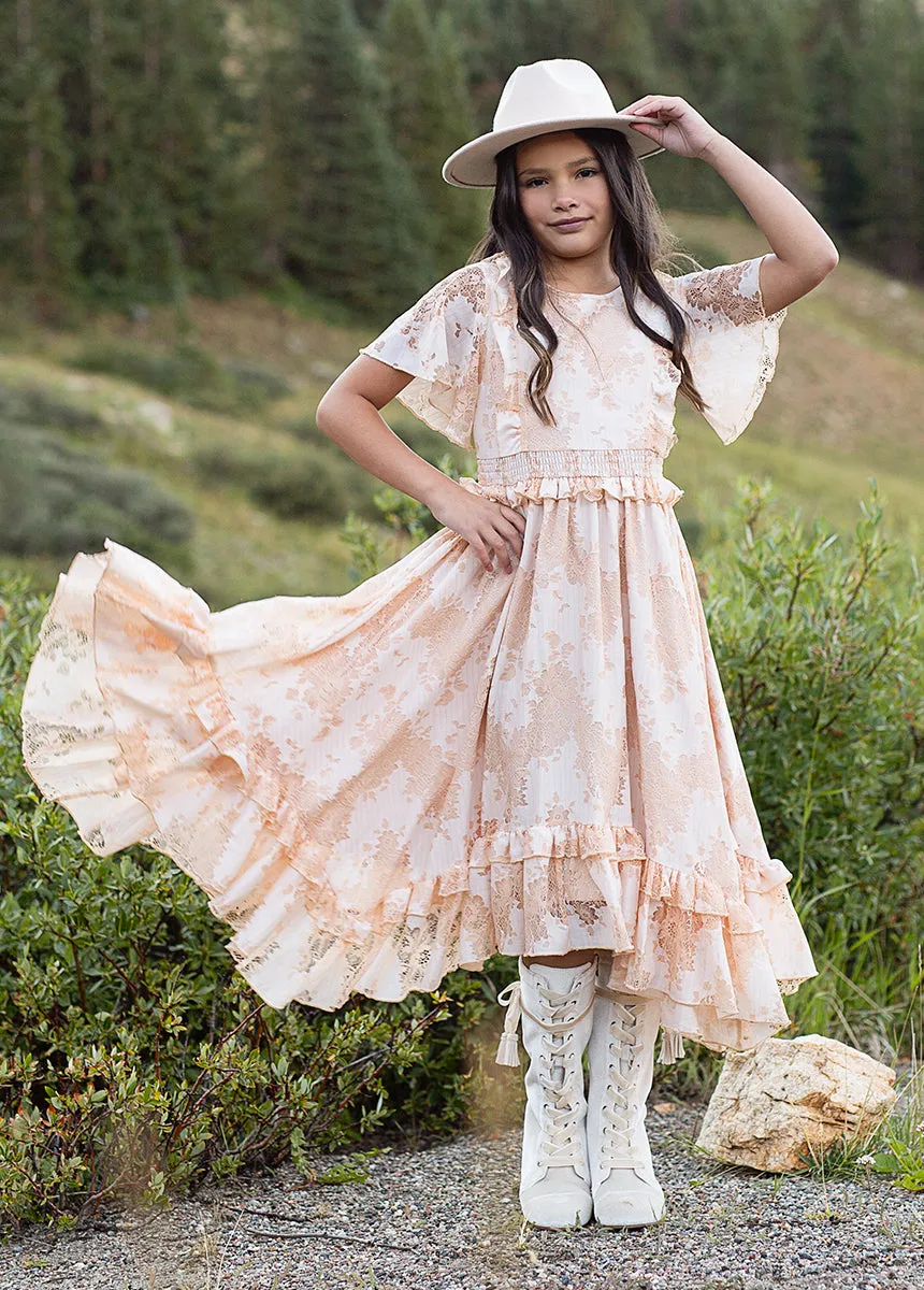Eliana Dress in Shell