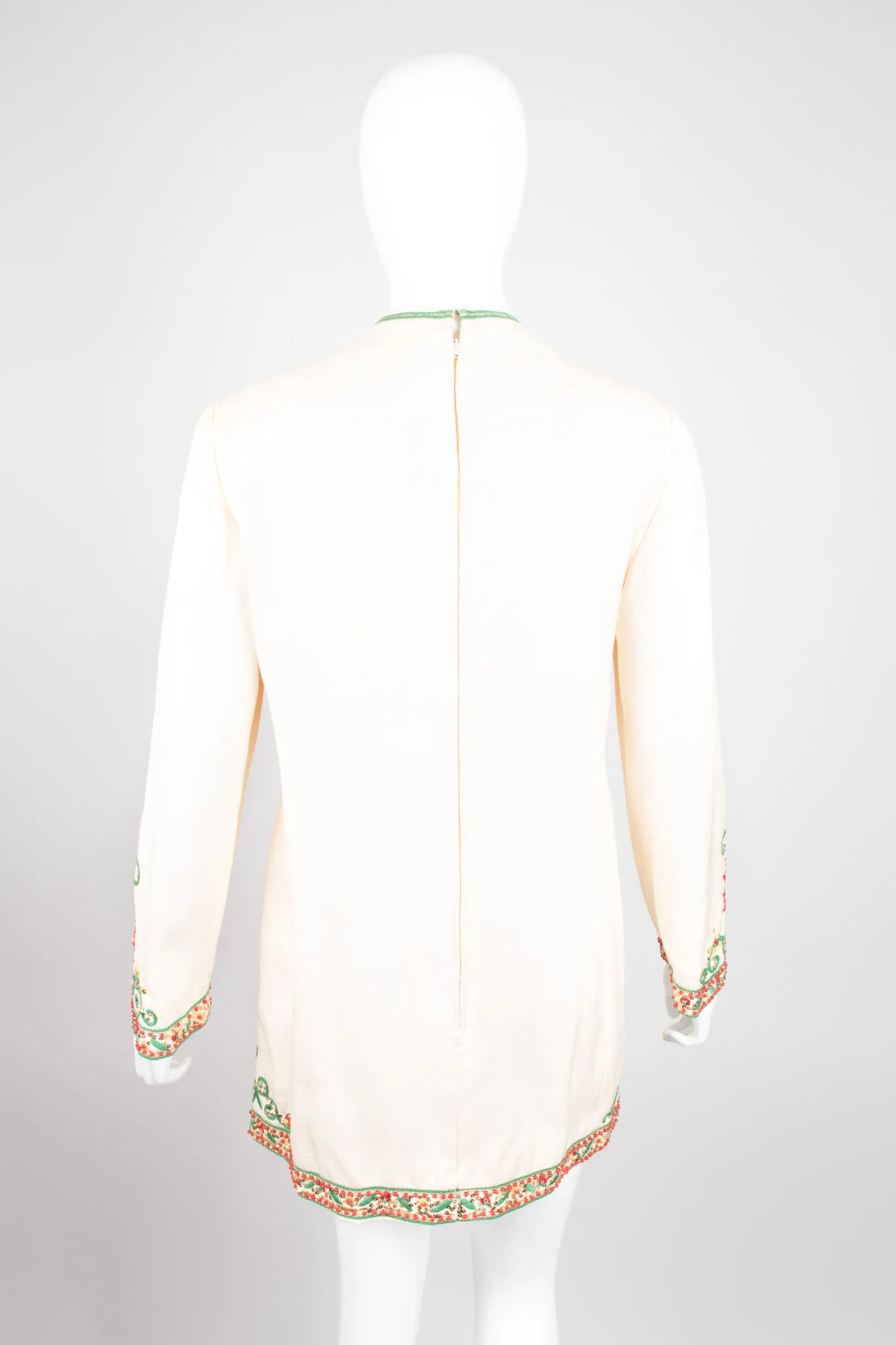 Embellished Silk Tunic & Pant Set