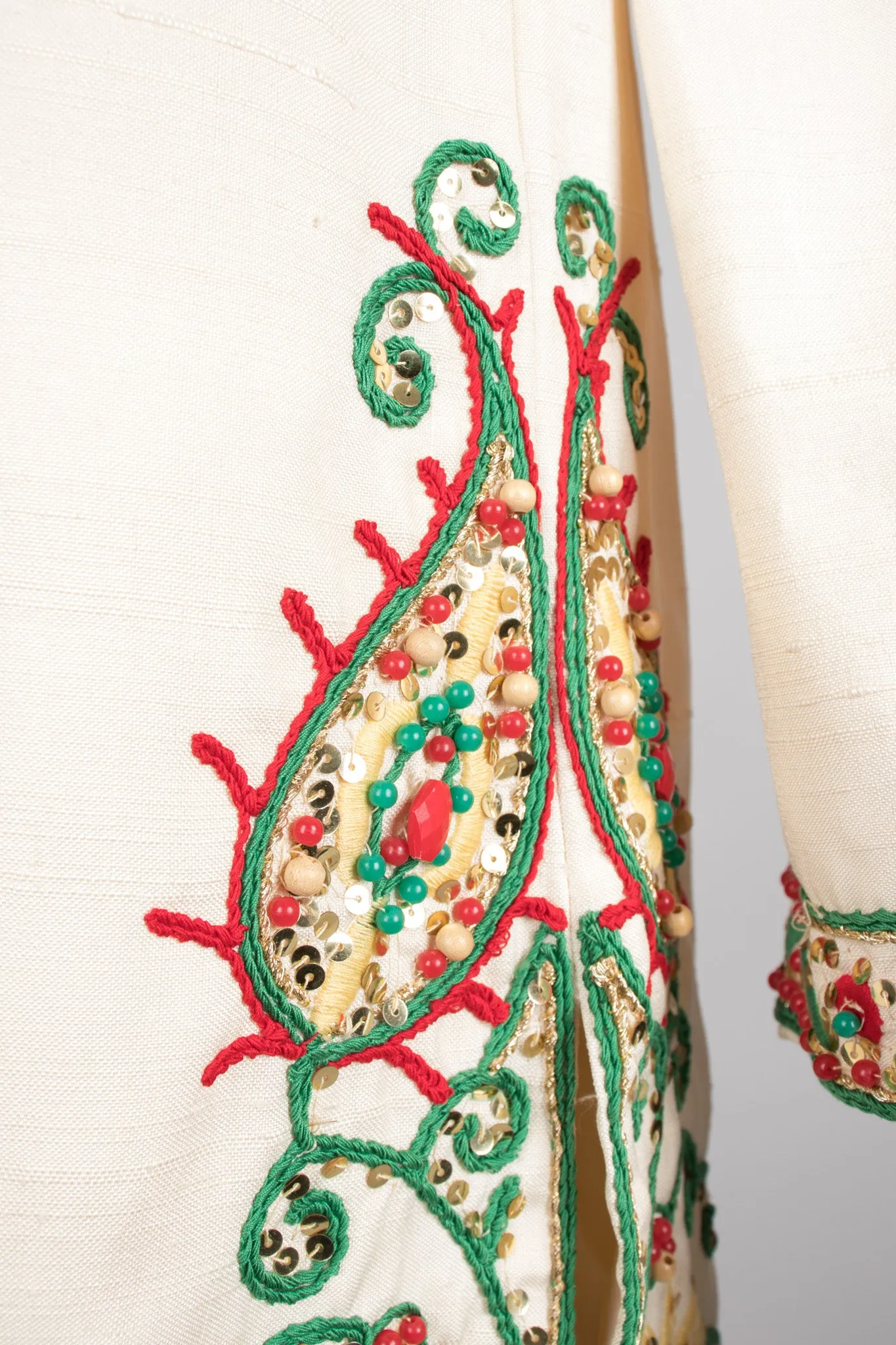 Embellished Silk Tunic & Pant Set