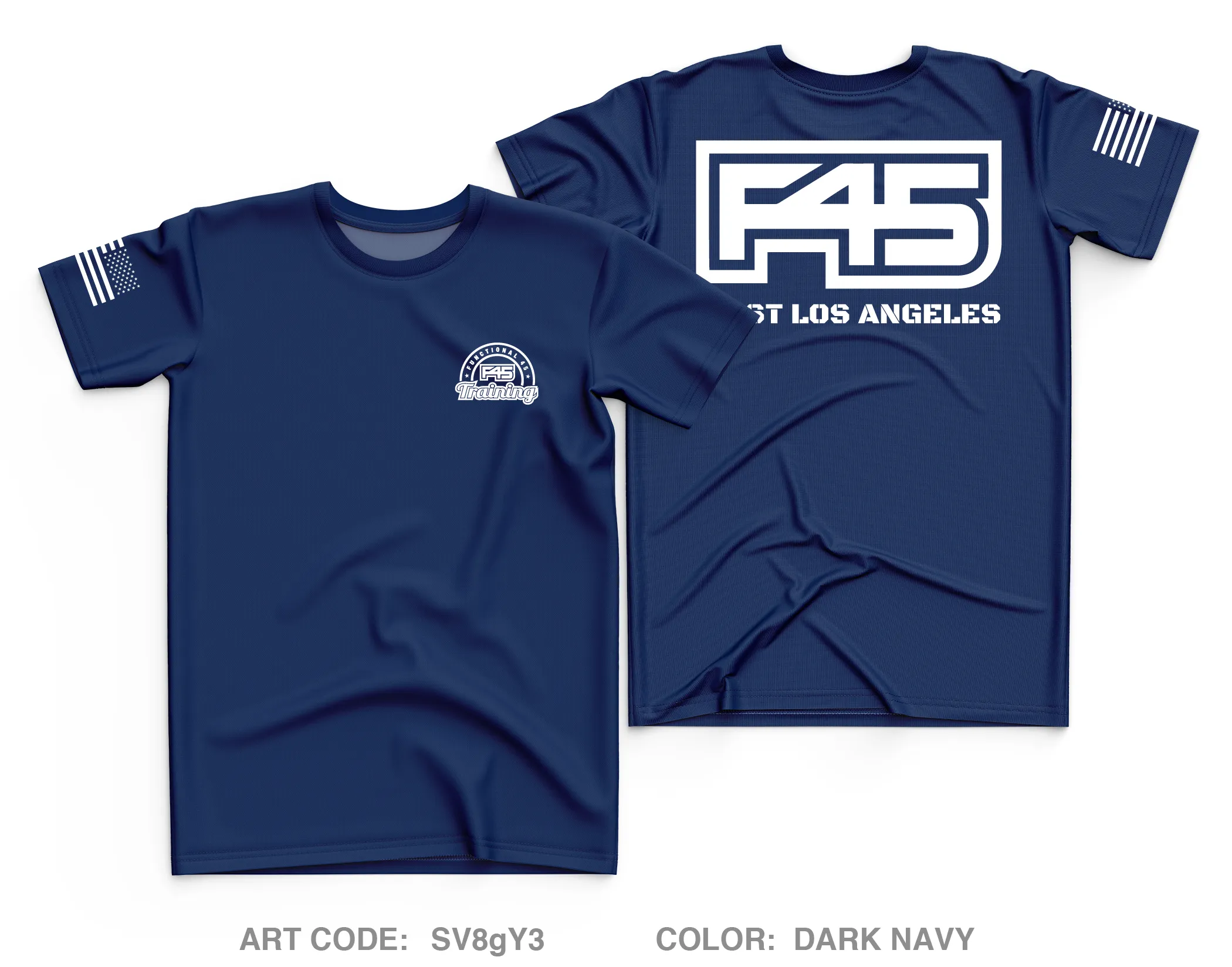 F45 Training West Los Angeles Store 1 Core Men's SS Performance Tee - SV8gY3