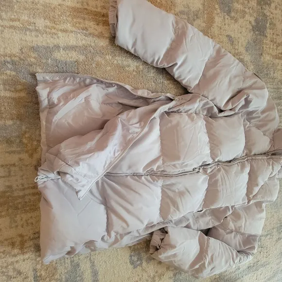 Fabletics Storm Puffer Coat II Ash Long Winter Jacket Women's XS