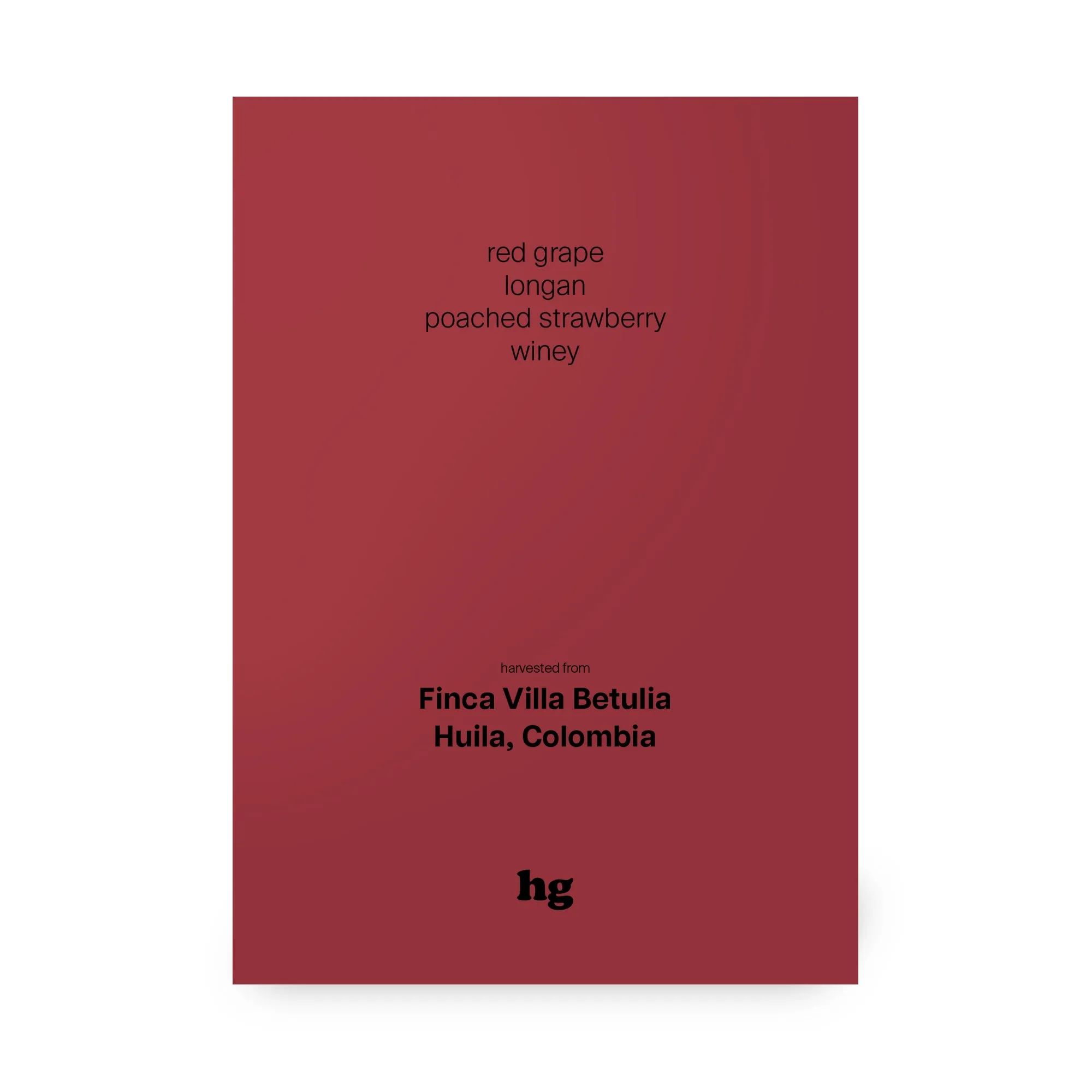 Finca Villa Betulia, Pink Bourbon, Anaerobic Natural, Colombia