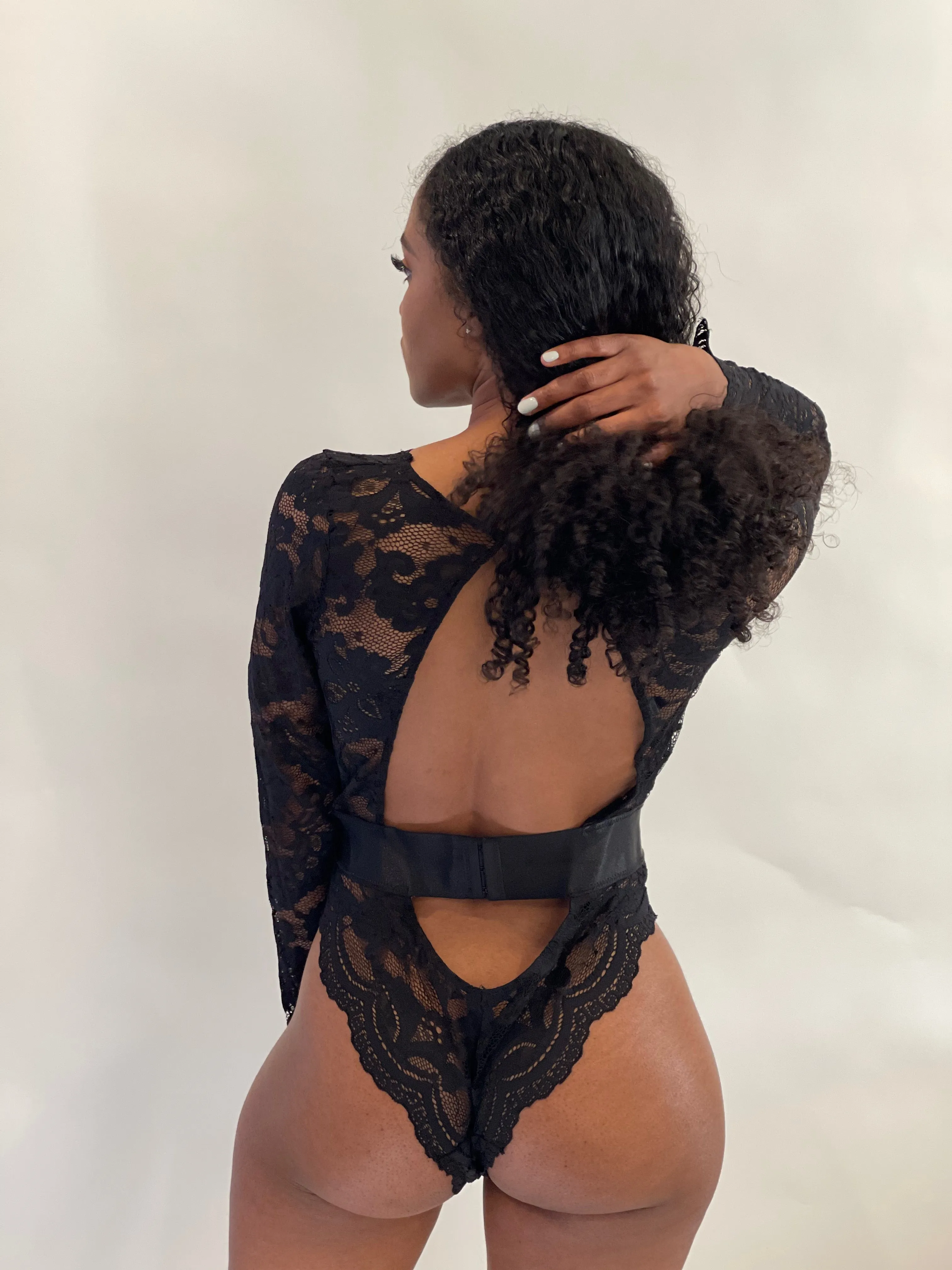 Flawless Long Sleeve Lace Bodysuit