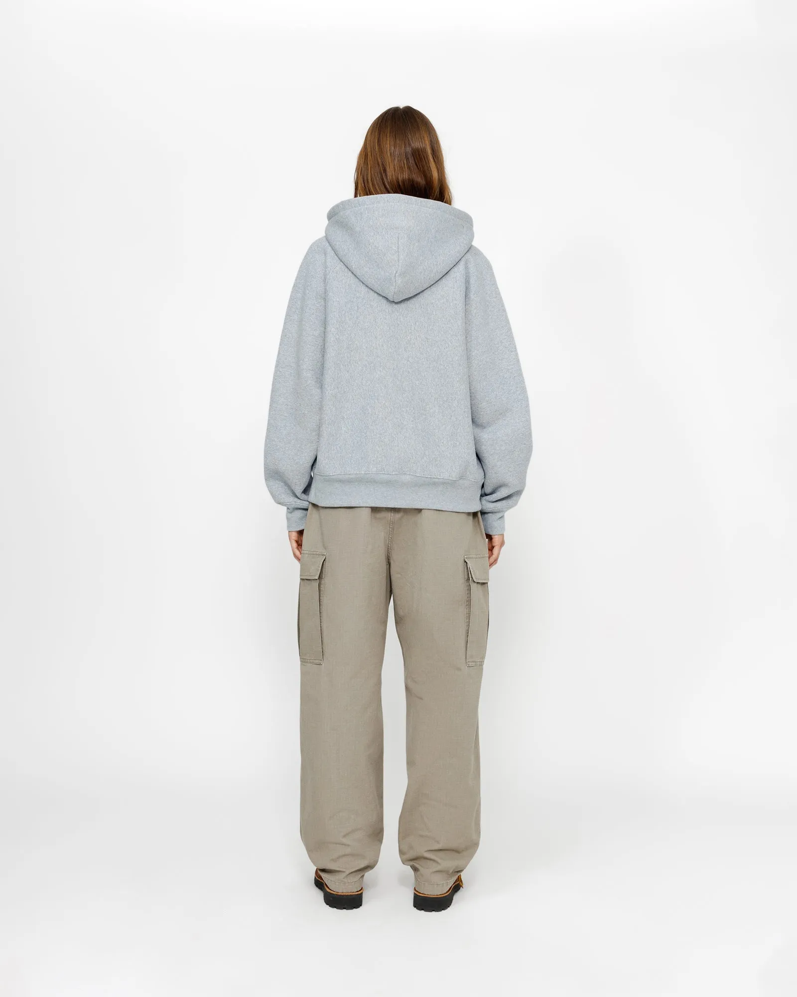FLEECE RAGLAN ZIP HOODIE