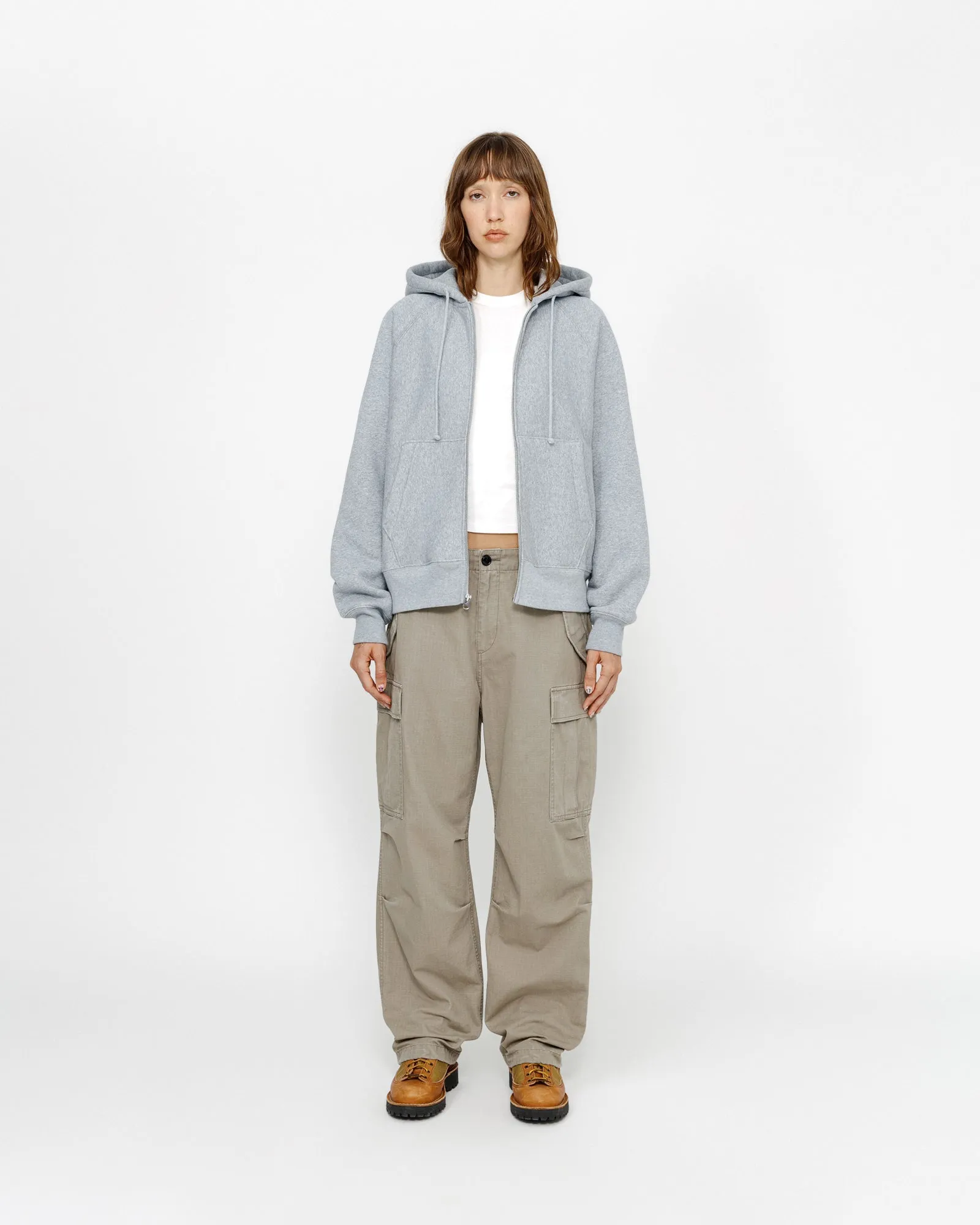 FLEECE RAGLAN ZIP HOODIE