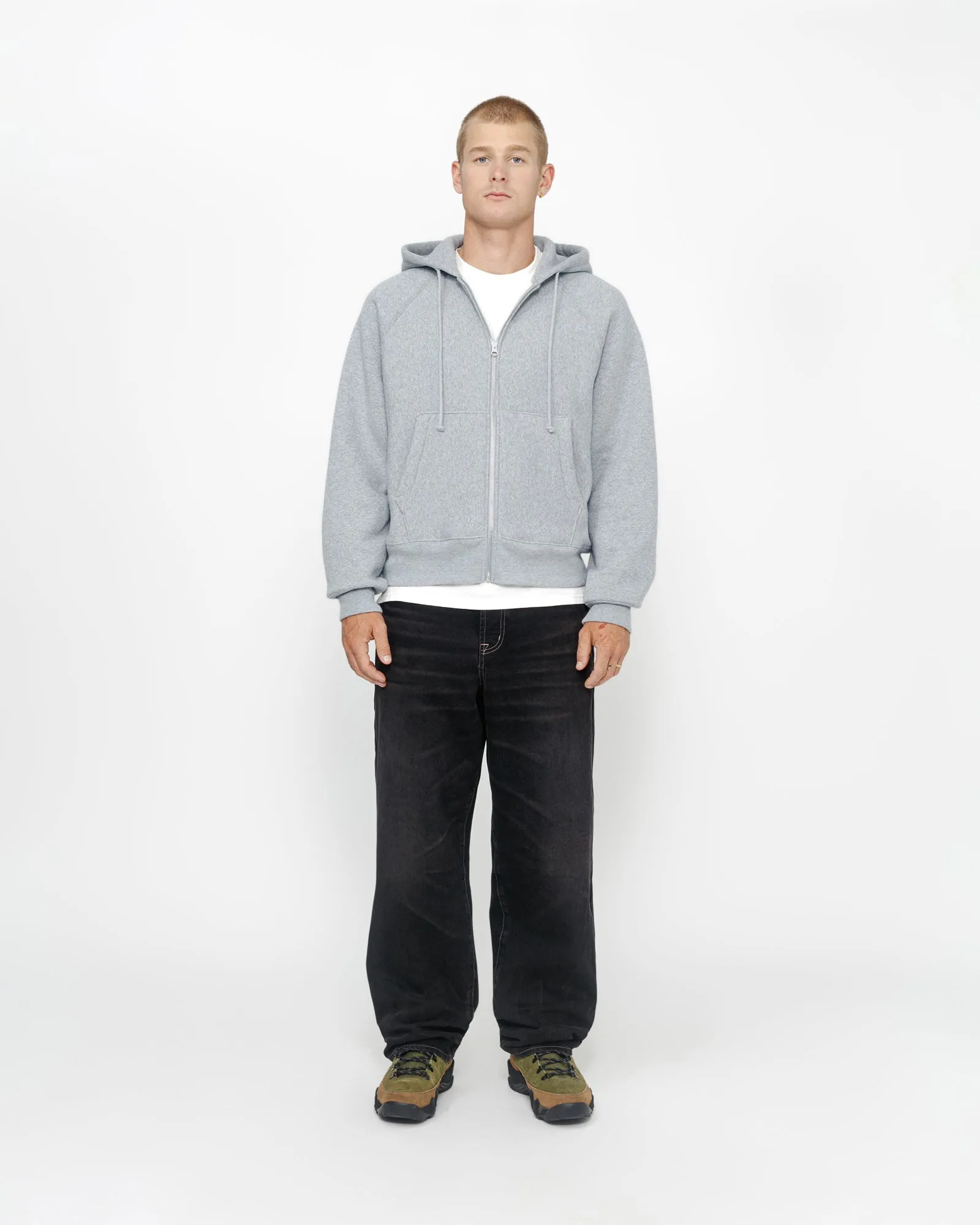 FLEECE RAGLAN ZIP HOODIE