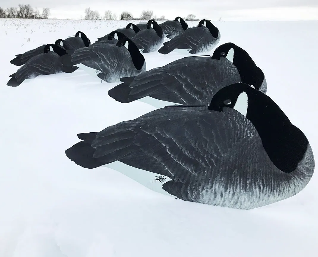 Flocked Head Silhouettes - Sleeper Pack