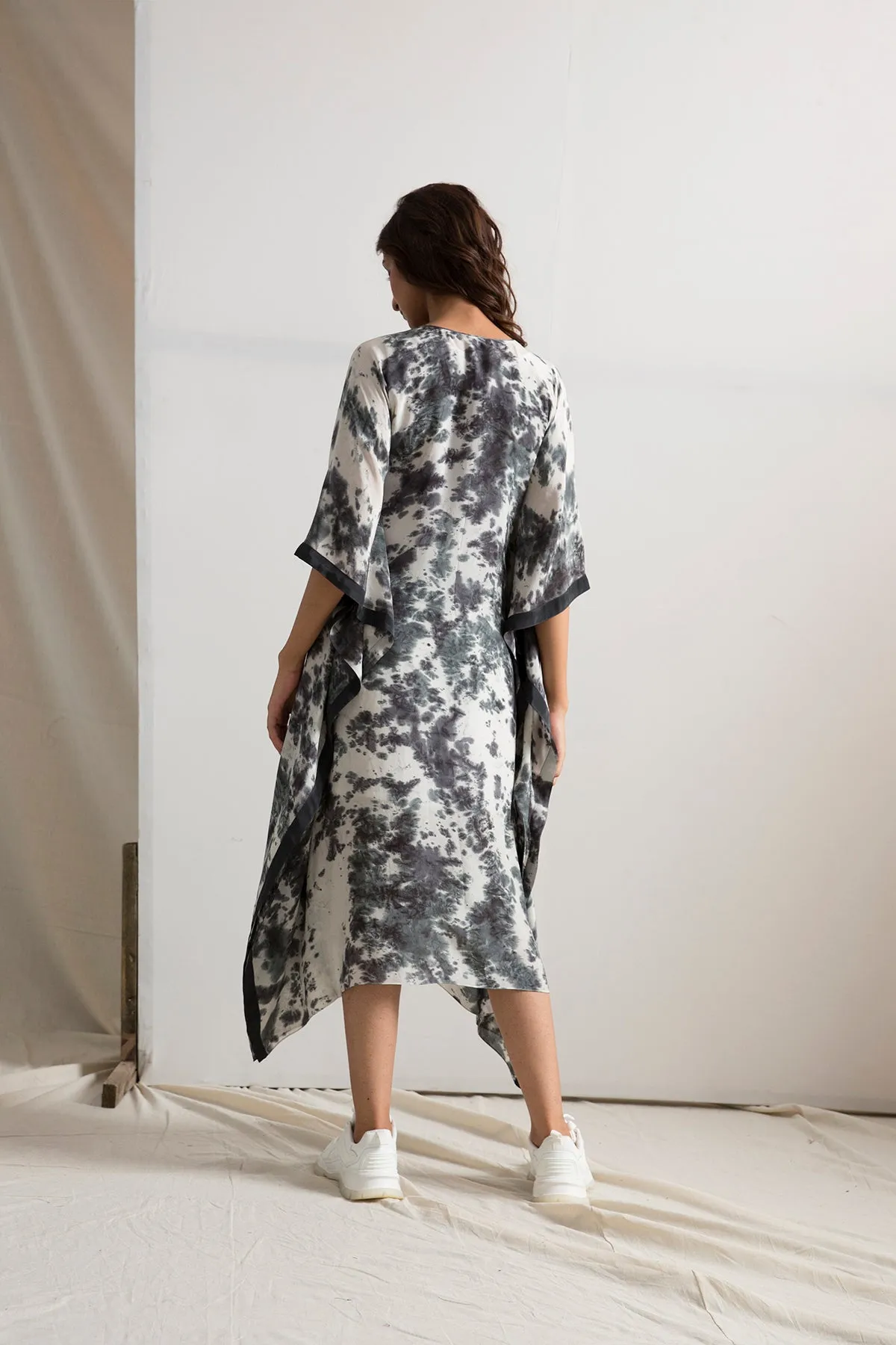 Flora - Tie & Dye Kaftan Dress