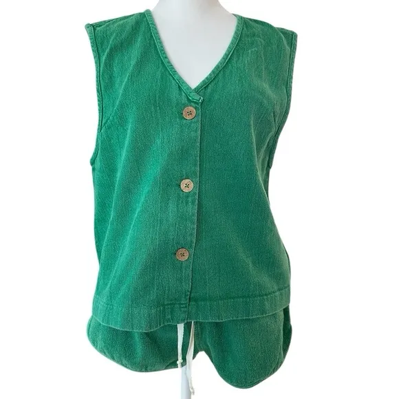 Free People So Fresh Vest Set Size Xs NWOT