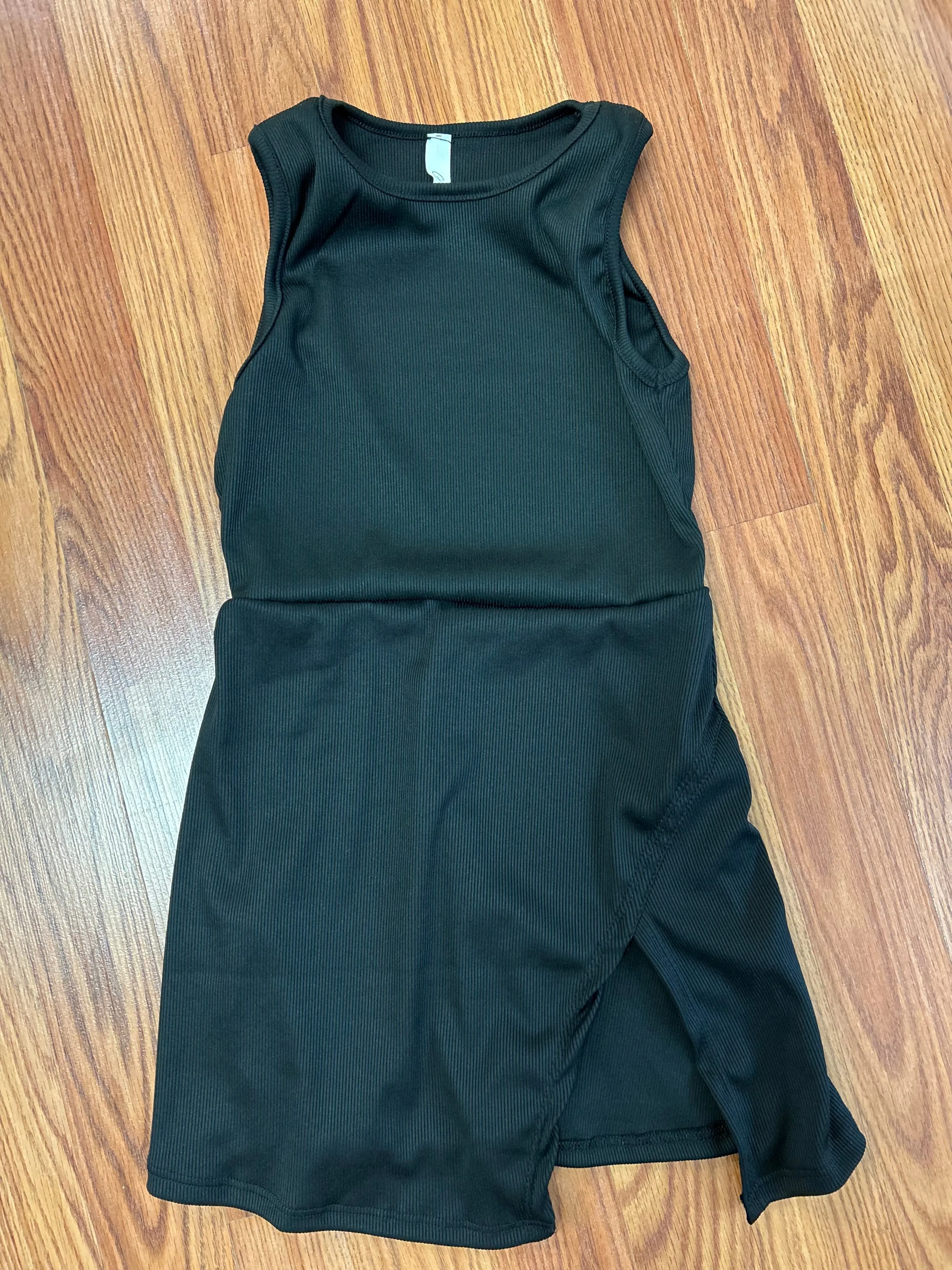 GG Girls Ribbed Knit Tennis Dress