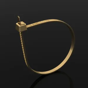 Gold ZipTie Bracelet