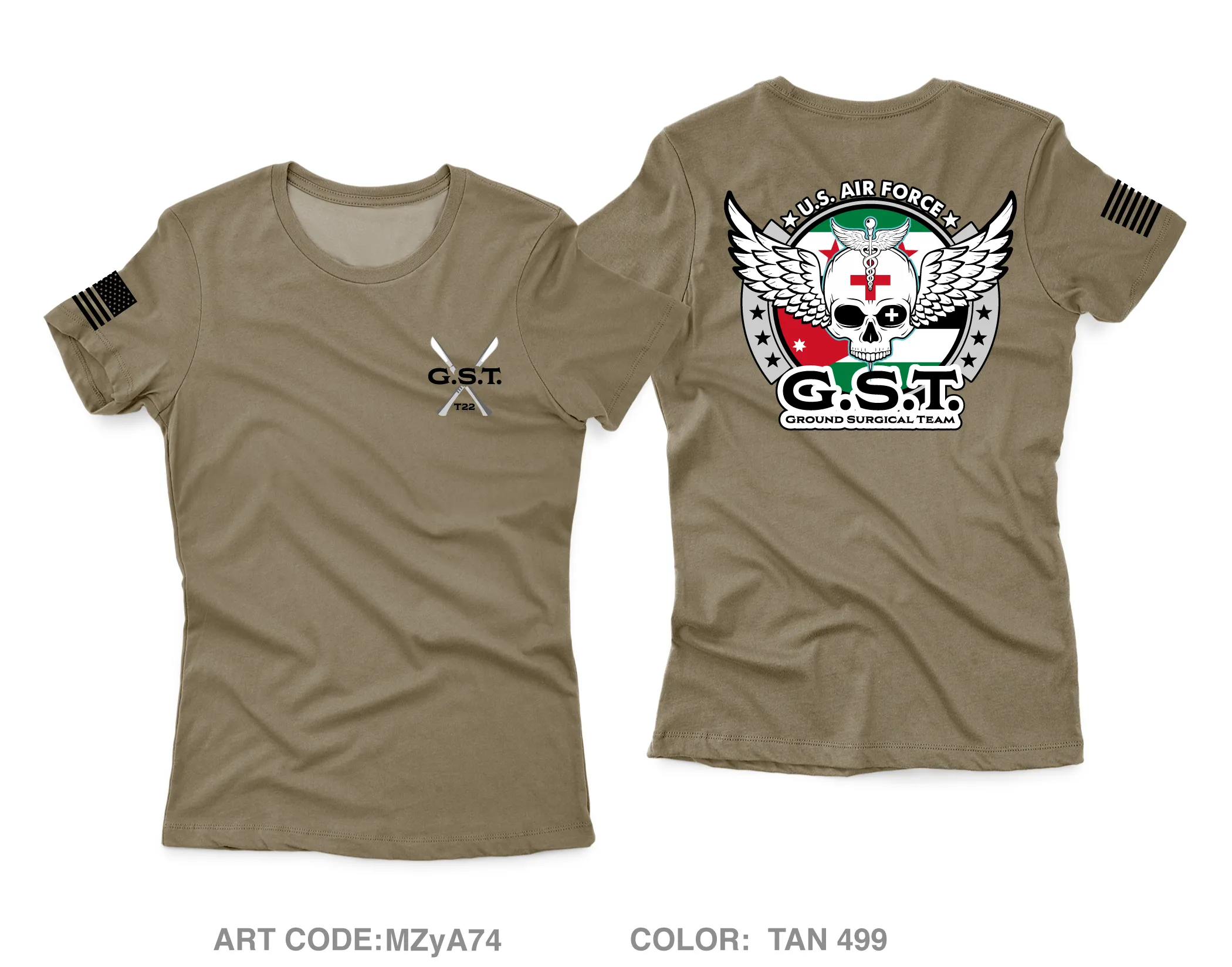 Ground Surgical Team Core Women's SS Performance Tee - MZyA74